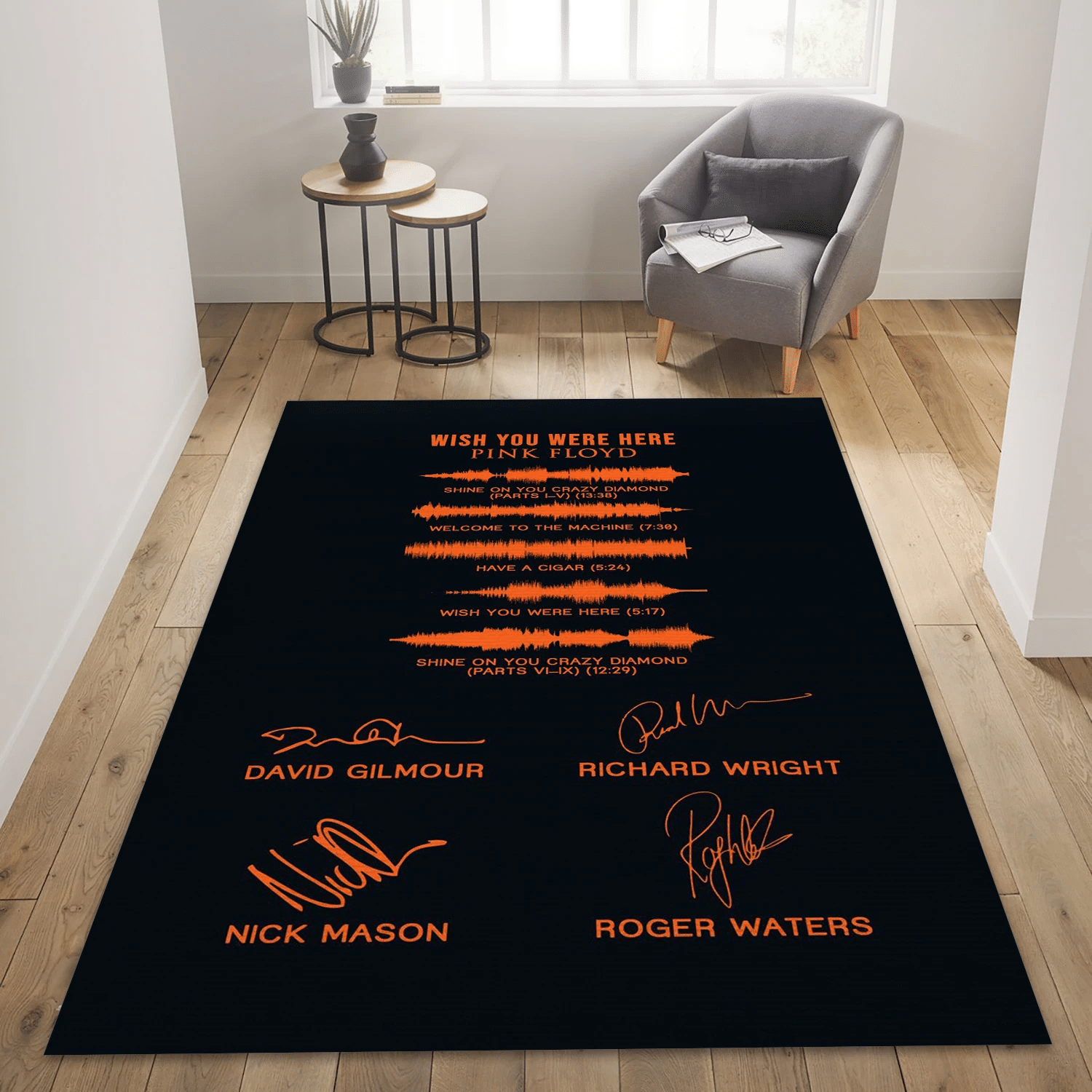 Pink Floyd Wish You Were Here Music Area Rug Carpet, Living Room  Rug - Floor Decor - Indoor Outdoor Rugs