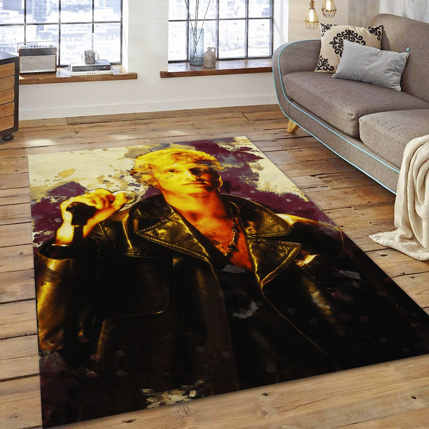 Smudge Layne Staley Alice In Chains Music Area Rug Carpet, Living Room  Rug - Floor Decor - Indoor Outdoor Rugs