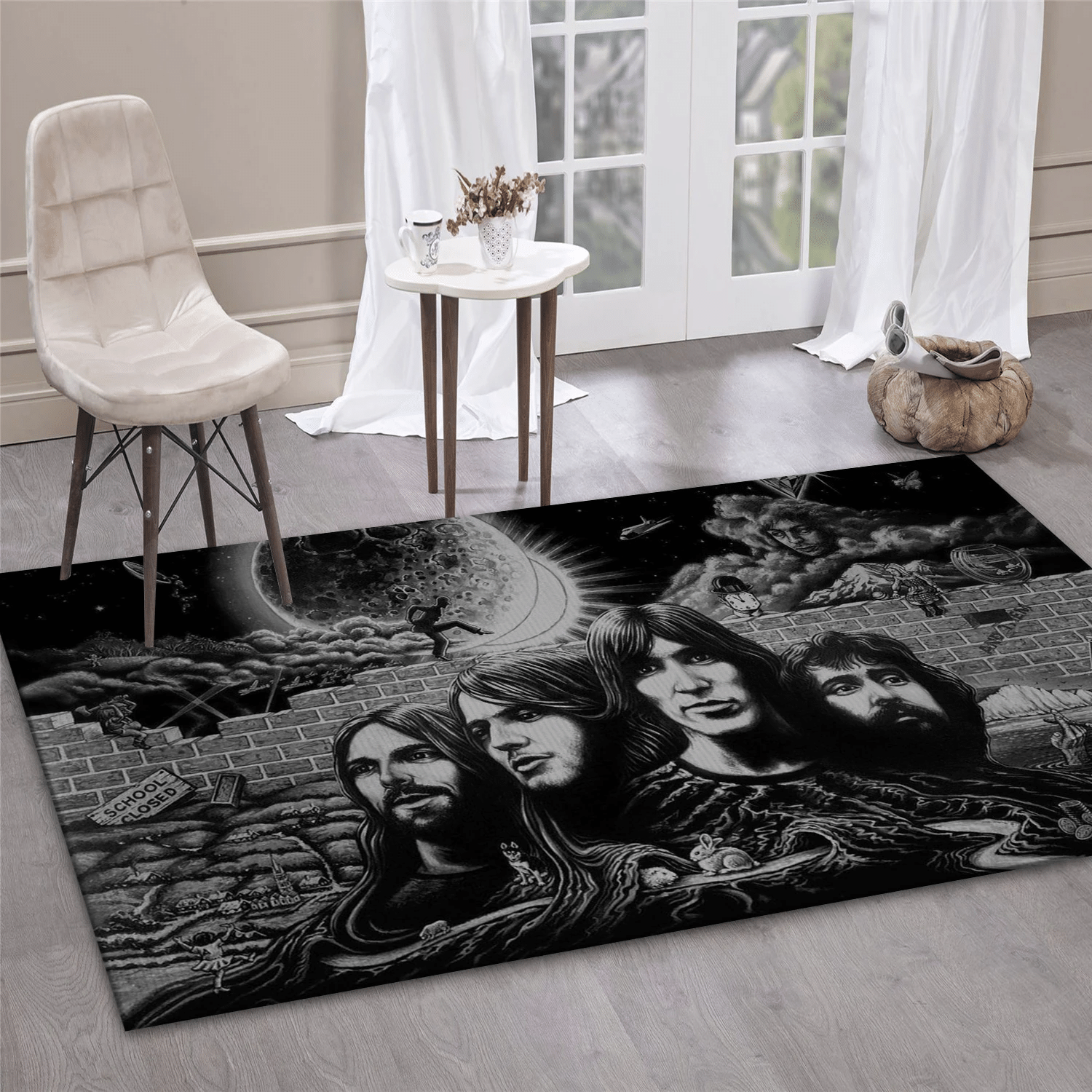 Pink Floyd Legend Band V3 Music Area Rug For Christmas, Living Room  Rug - Home Decor - Indoor Outdoor Rugs