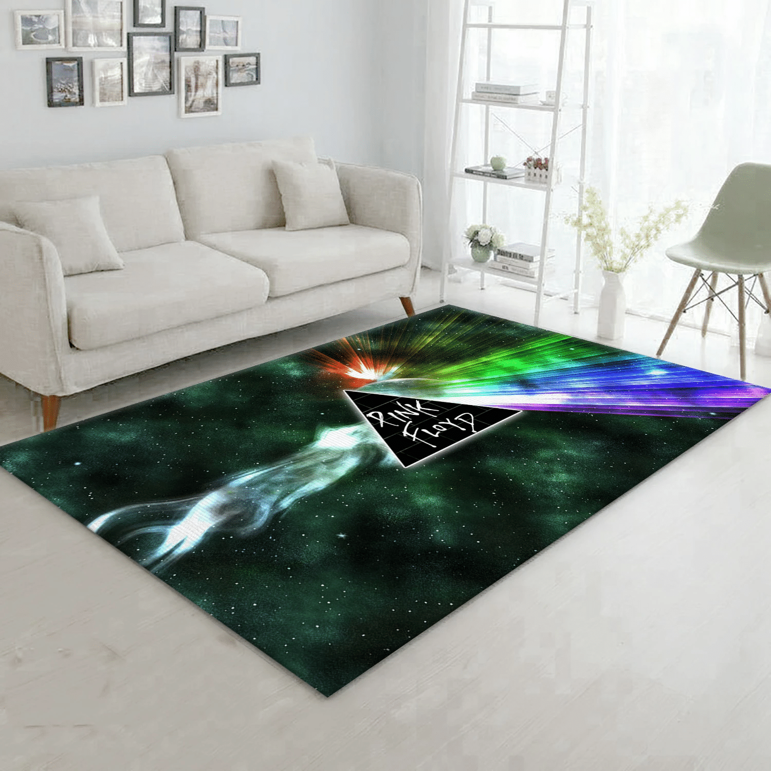 Pink Floyd Logo Rock Band Music Area Rug Carpet, Living Room  Rug - Floor Decor - Indoor Outdoor Rugs