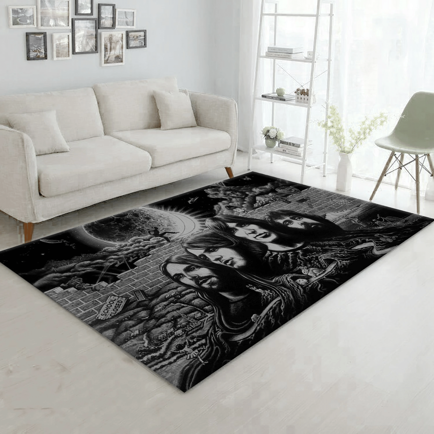 Pink Floyd Legend Band V3 Music Area Rug For Christmas, Living Room  Rug - Home Decor - Indoor Outdoor Rugs