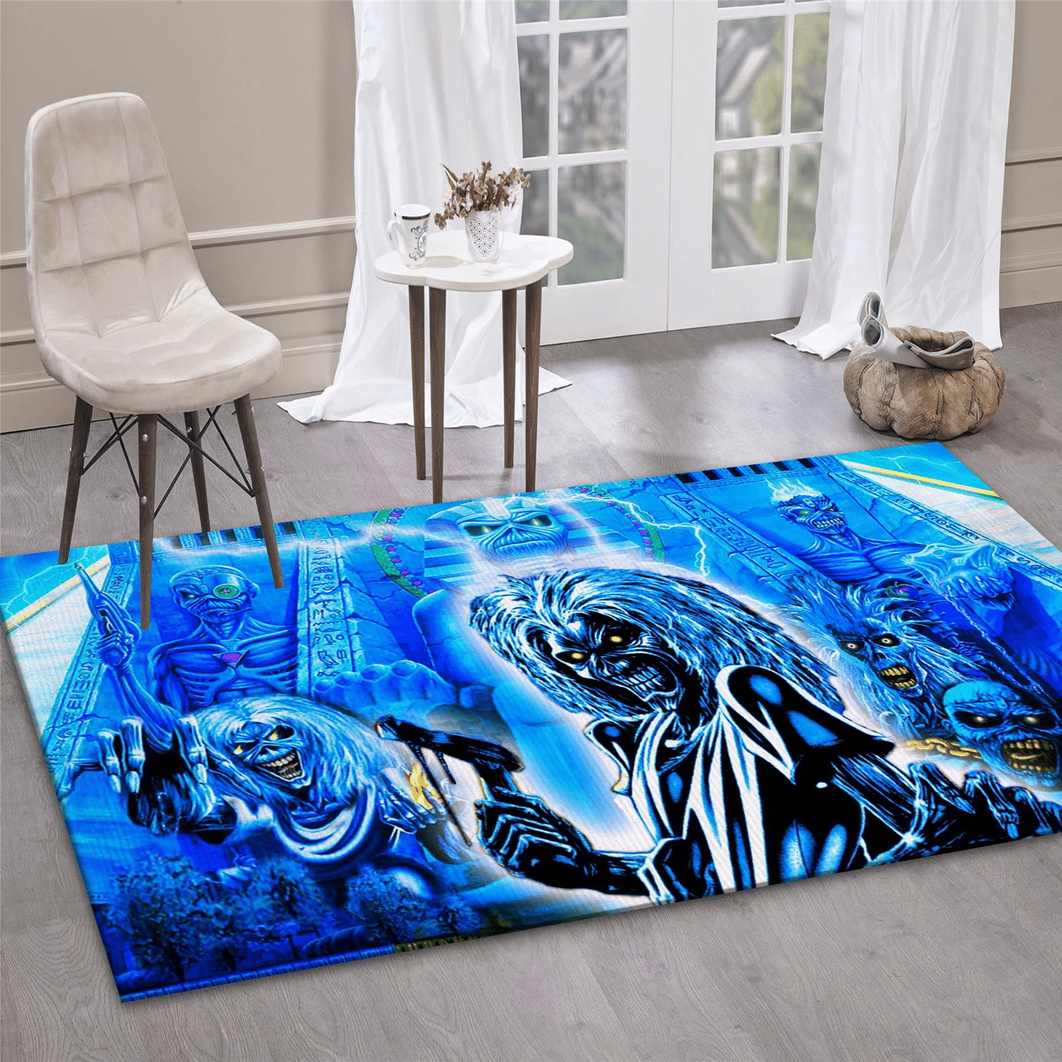 Iron Maiden Album V2 Music Area Rug Carpet, Living Room  Rug - Christmas Gift US Decor - Indoor Outdoor Rugs