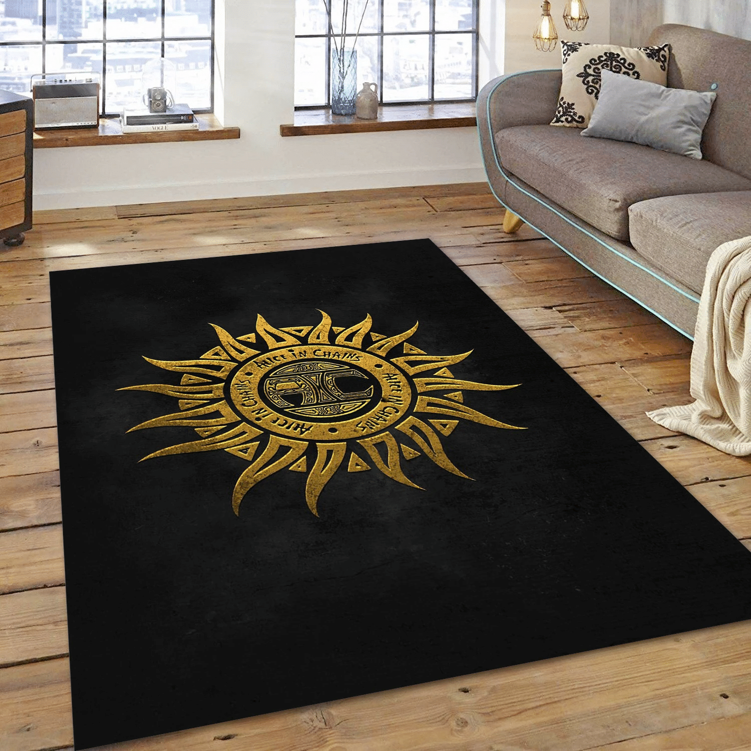 Alice In Chains Jerry Sean Area Rug, Living Room  Rug - Family Gift US Decor - Indoor Outdoor Rugs