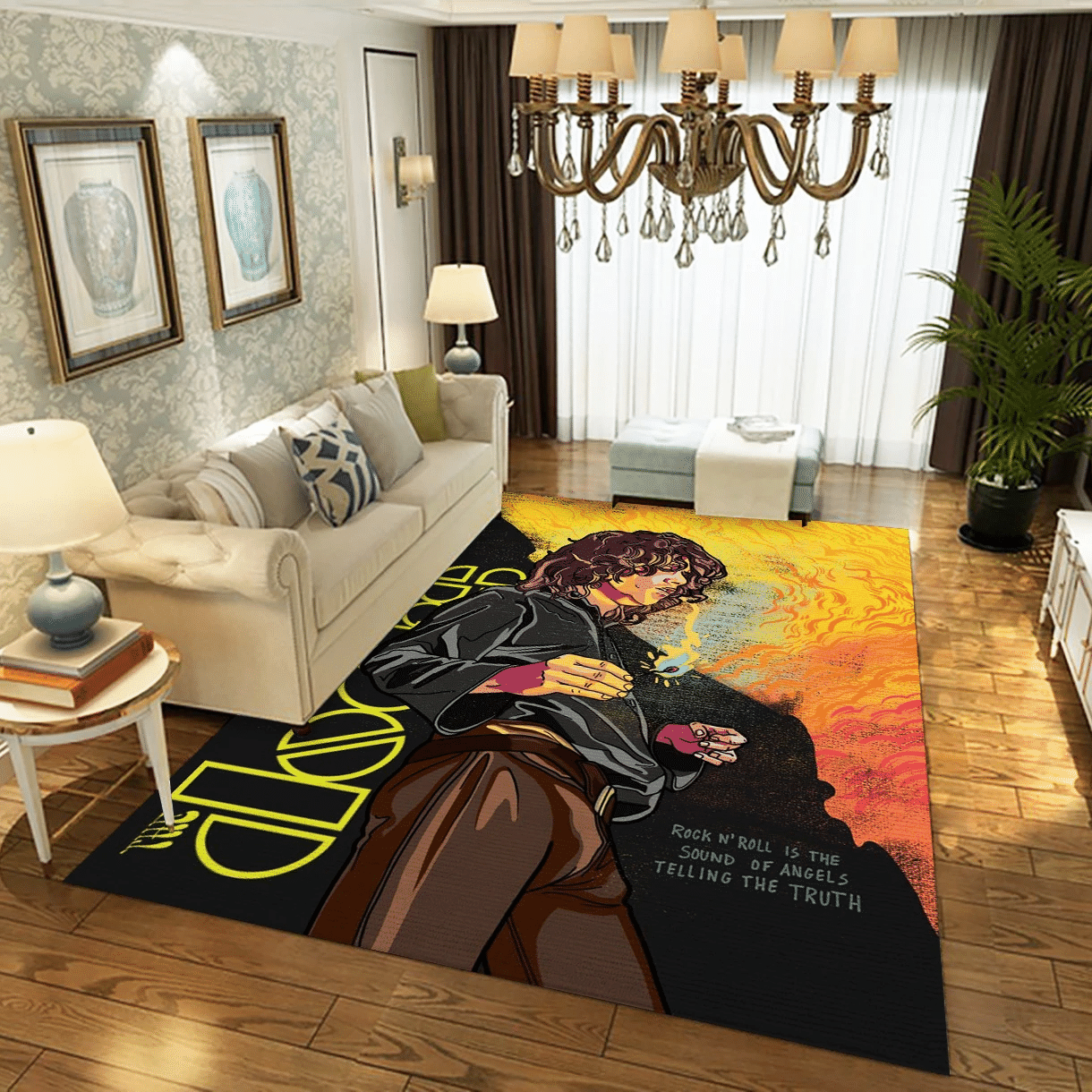 Jim Morrison The Doors 1 Music Area Rug Carpet, Living Room  Rug - Floor Decor - Indoor Outdoor Rugs