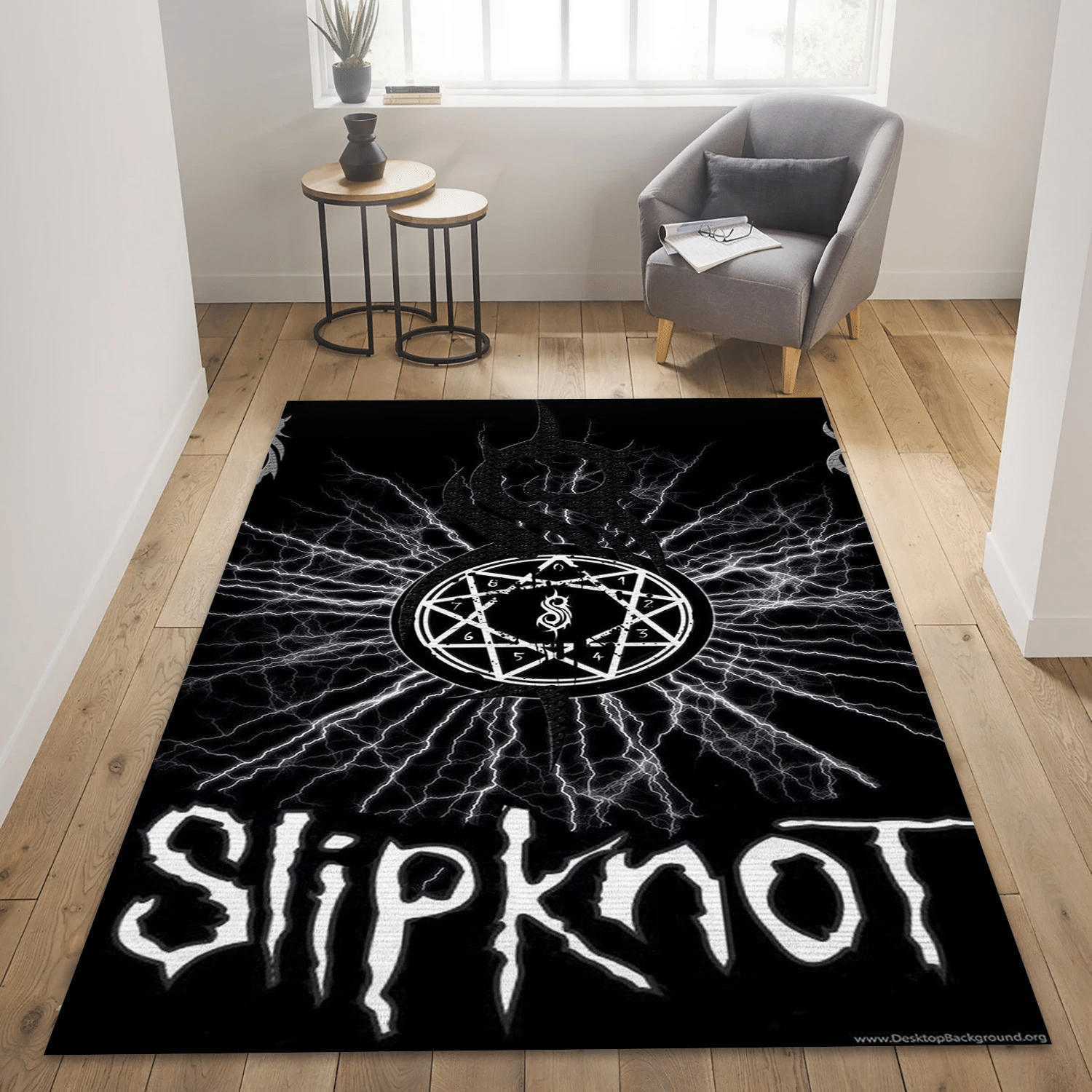 Slipknot Logo 4 Music Area Rug For Christmas, Living Room  Rug - Family Gift US Decor - Indoor Outdoor Rugs