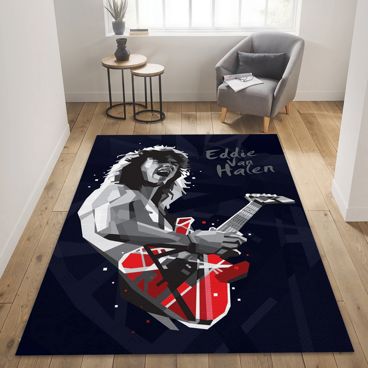 Evd Van Halen Area Rug, Living Room  Rug - Family Gift US Decor - Indoor Outdoor Rugs