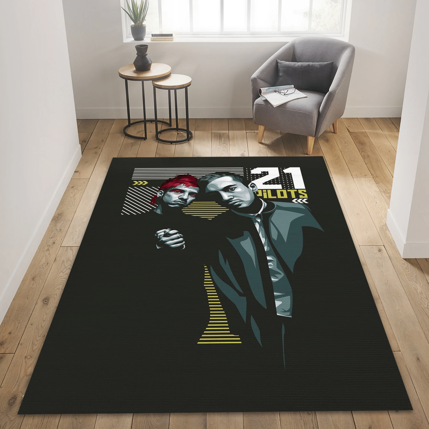 Twenty One Pilots 5 Music Area Rug For Christmas, Living Room  Rug - Christmas Gift US Decor - Indoor Outdoor Rugs