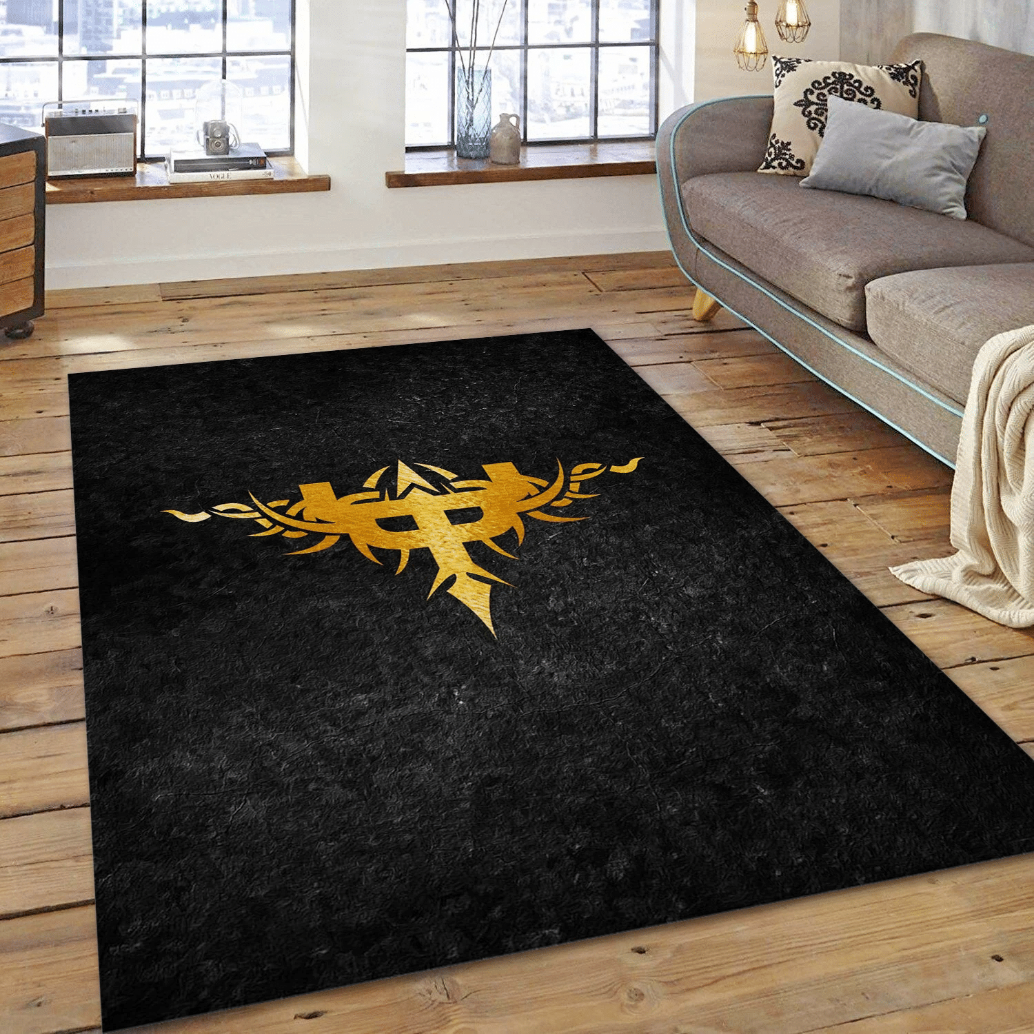 Judas Priest Logo 6 Music Area Rug Carpet, Living Room  Rug - Family Gift US Decor - Indoor Outdoor Rugs