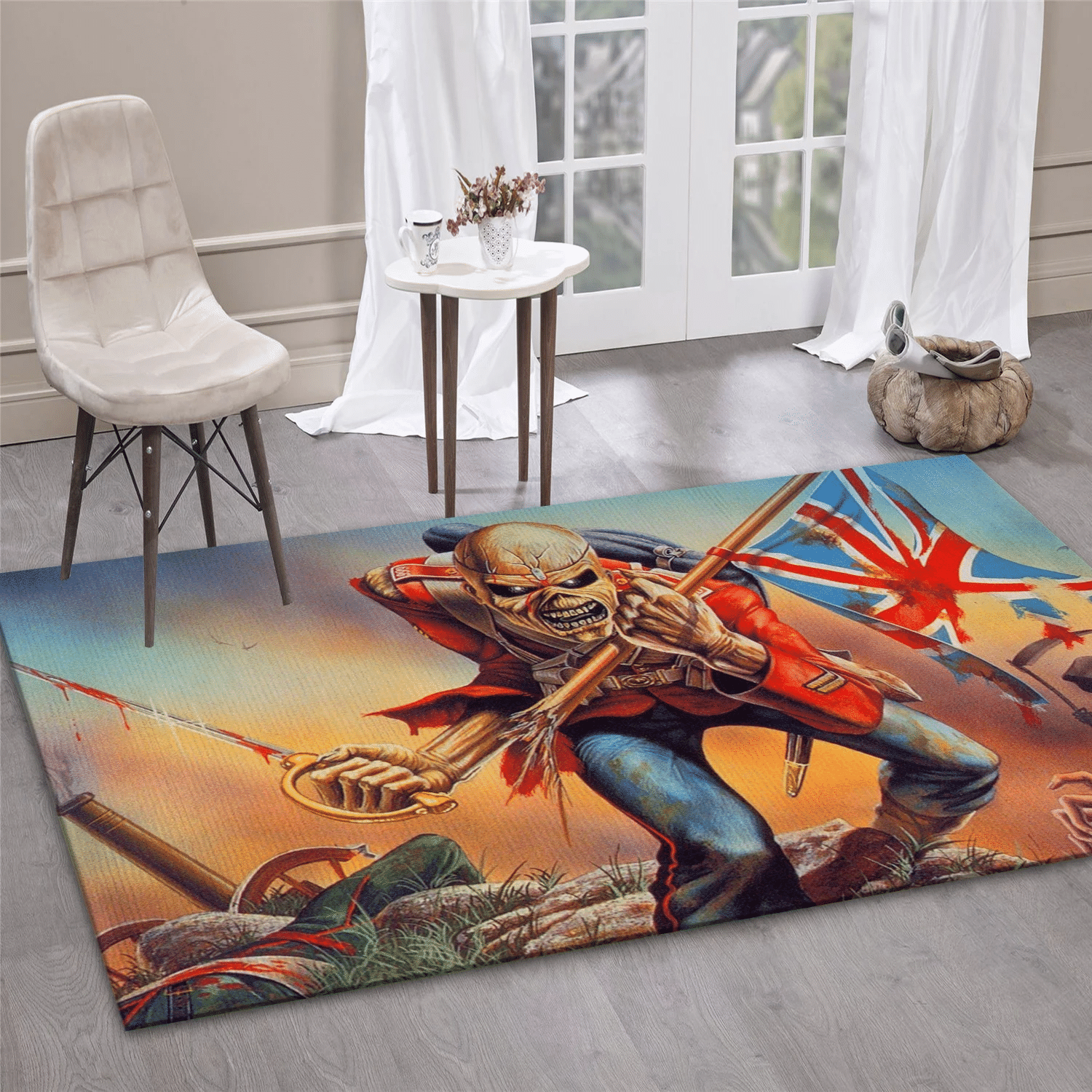 Iron Maiden Hot Album 2 Area Rug, Living Room  Rug - Home Decor - Indoor Outdoor Rugs