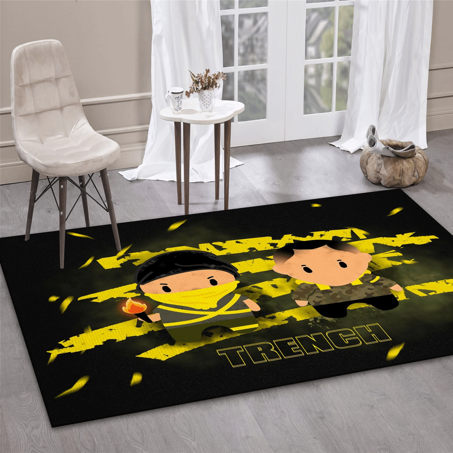 Trench Twenty One Pilots 1 Music Area Rug, Living Room  Rug - Floor Decor - Indoor Outdoor Rugs