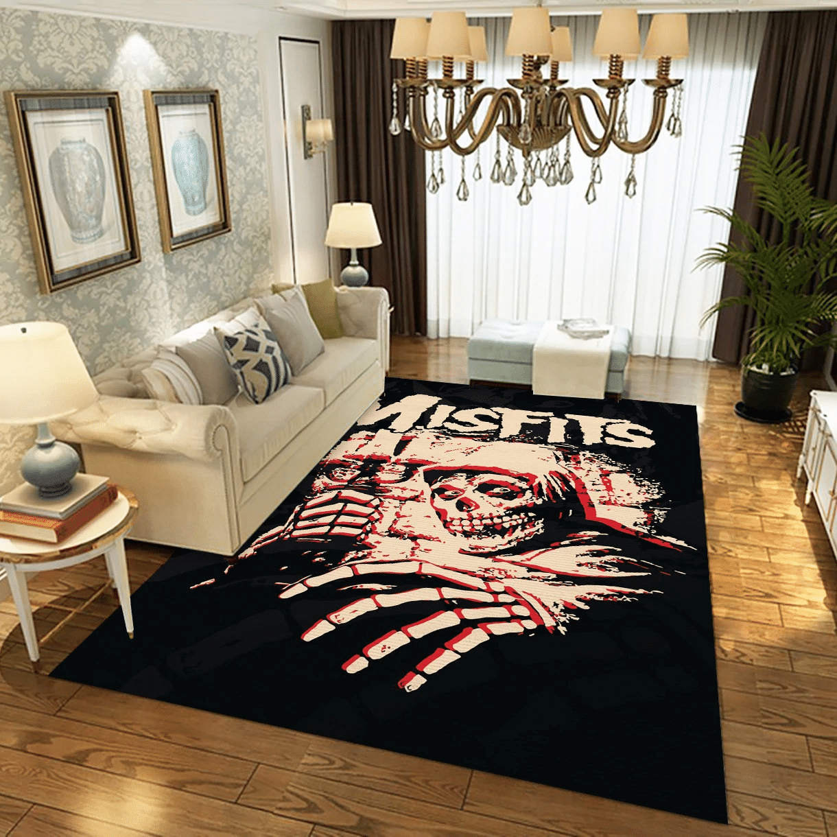 Misfits Band Area Rug, Living Room  Rug - Christmas Gift US Decor - Indoor Outdoor Rugs