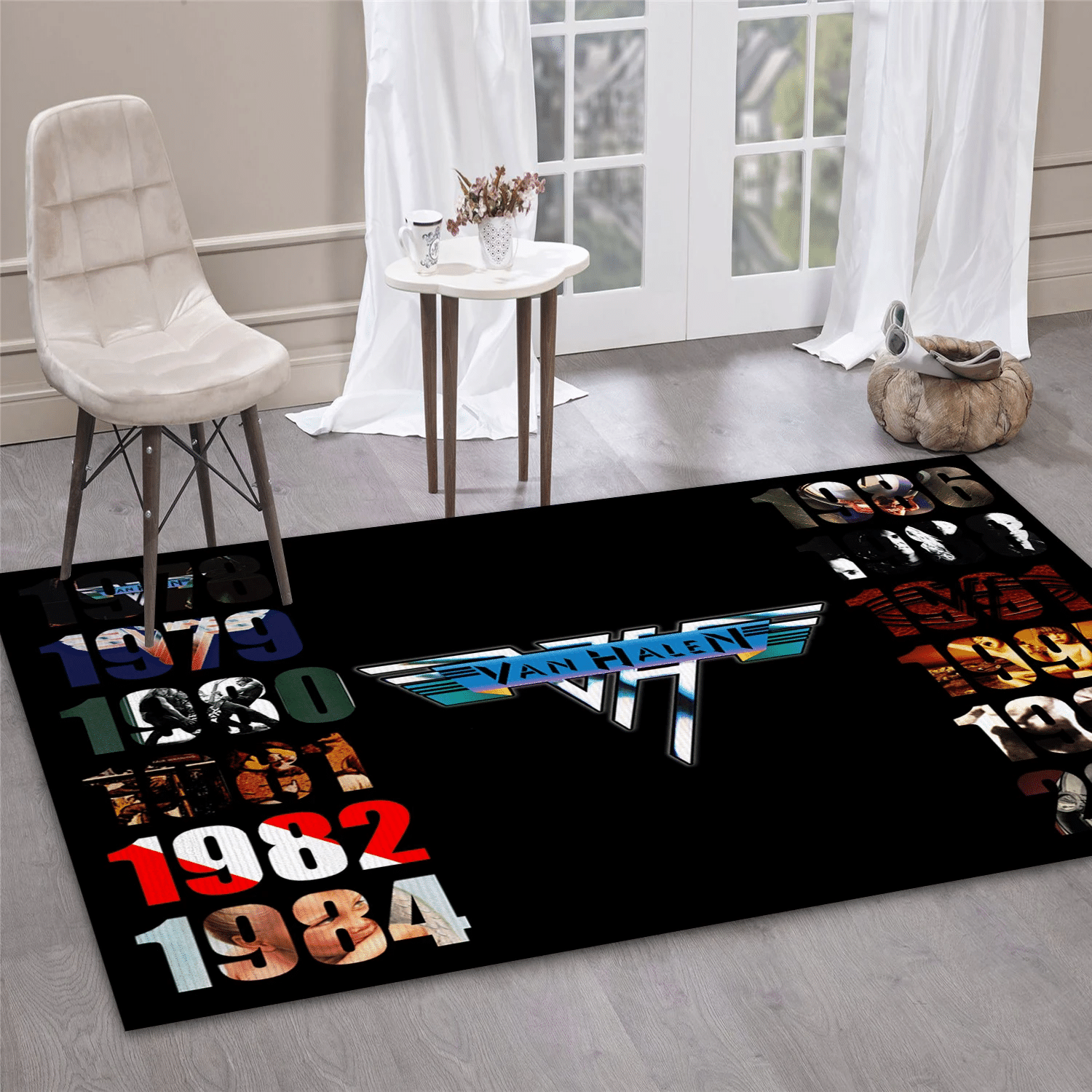 Van Halen Hot Event Music Area Rug For Christmas, Living Room Rug - US Gift Decor - Indoor Outdoor Rugs