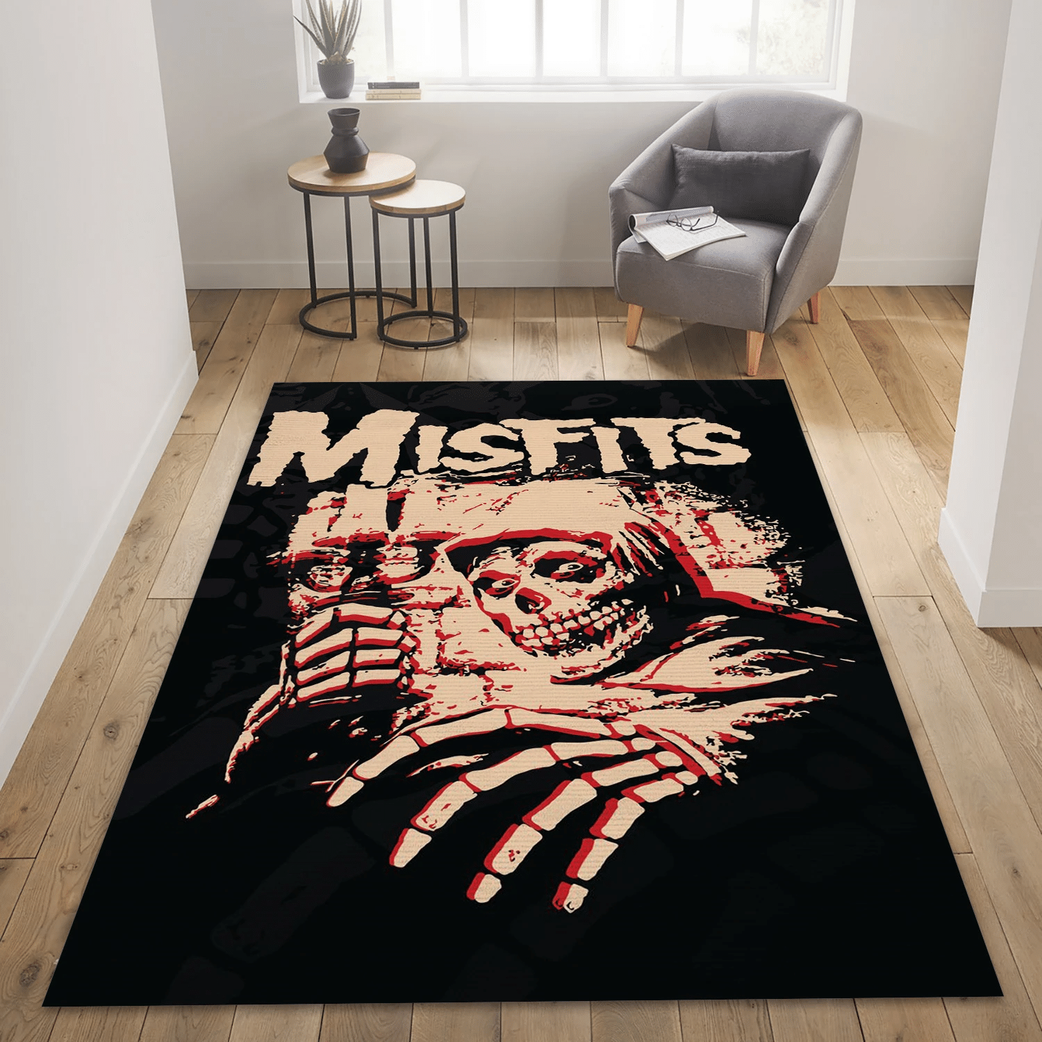 Misfits Band Area Rug, Living Room  Rug - Christmas Gift US Decor - Indoor Outdoor Rugs