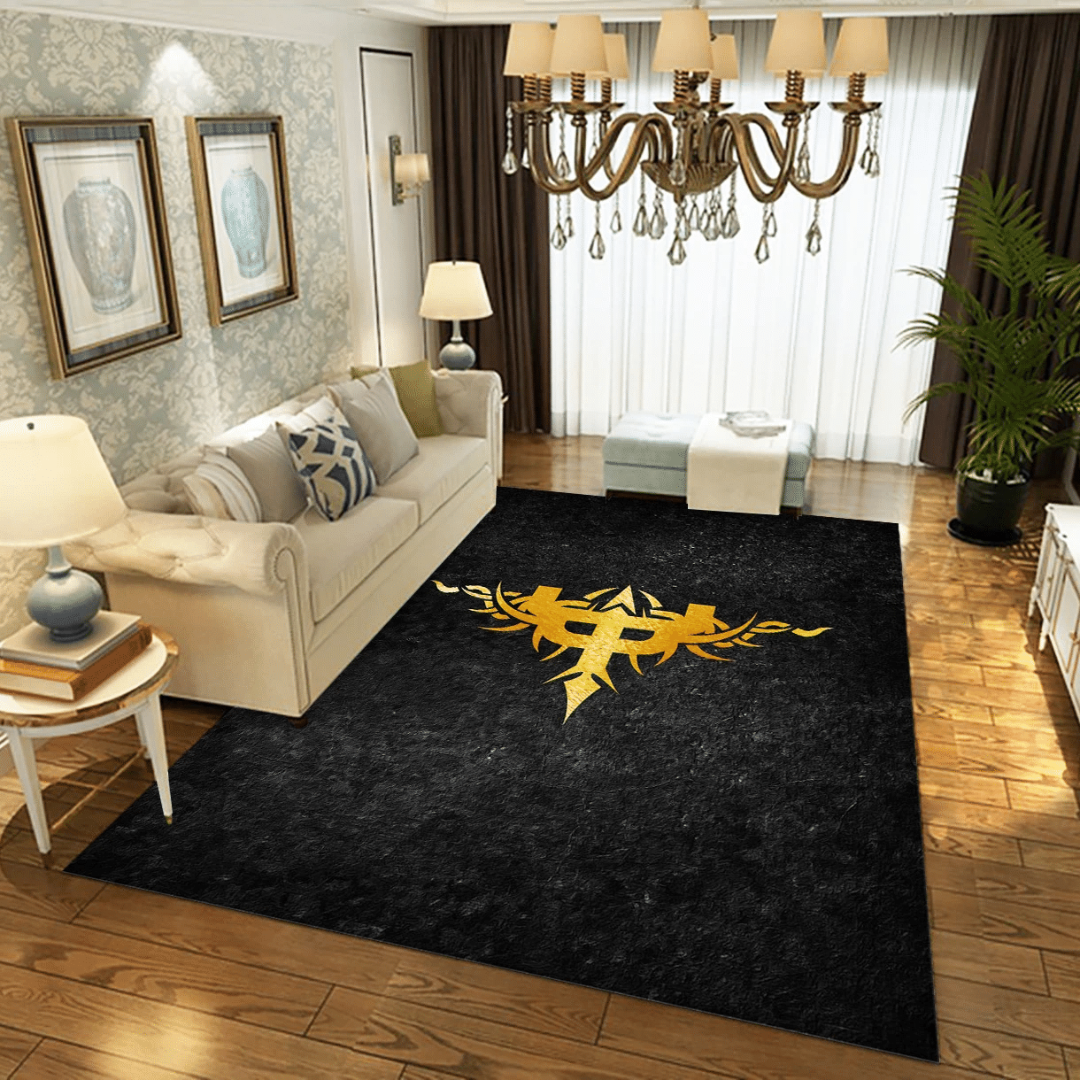 Judas Priest Logo 6 Music Area Rug Carpet, Living Room  Rug - Family Gift US Decor - Indoor Outdoor Rugs