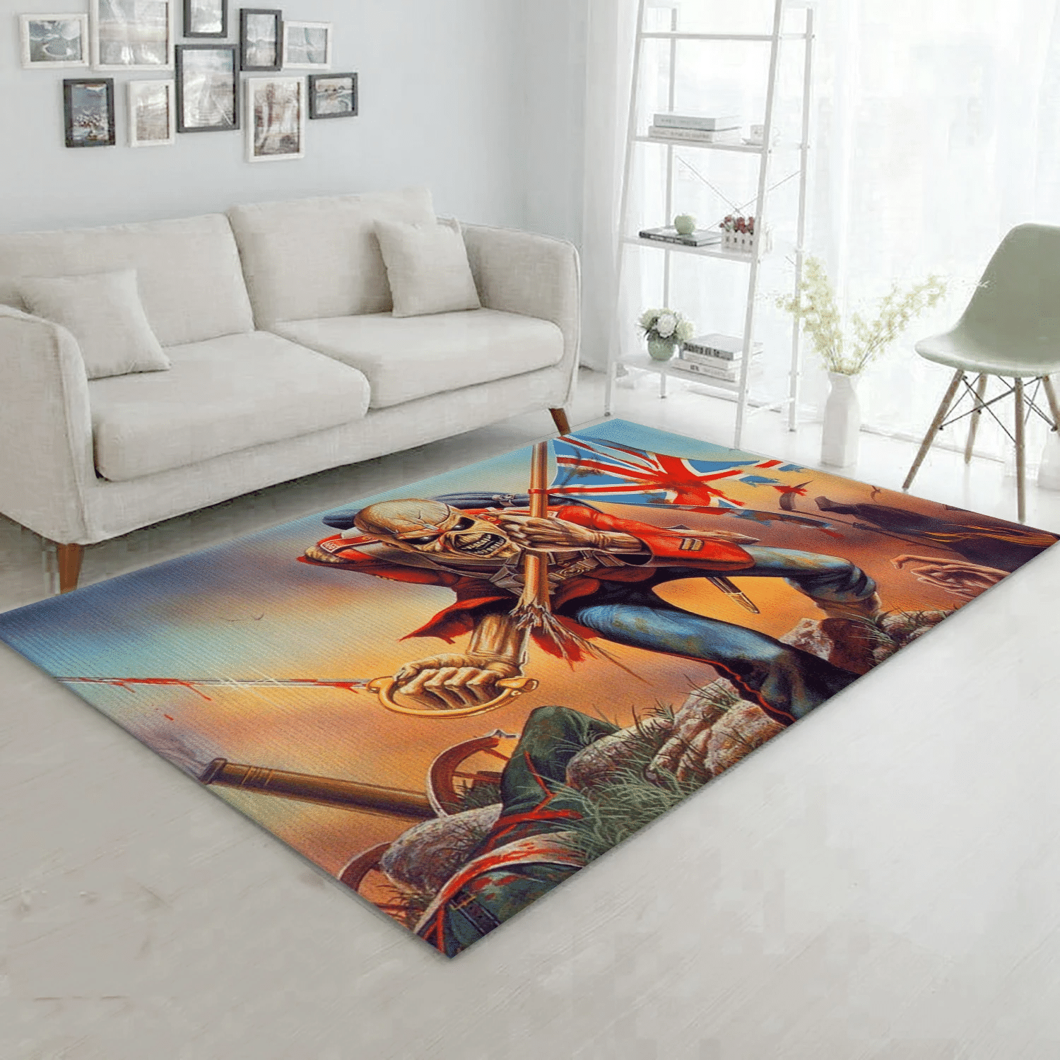 Iron Maiden Hot Album 2 Area Rug, Living Room  Rug - Home Decor - Indoor Outdoor Rugs