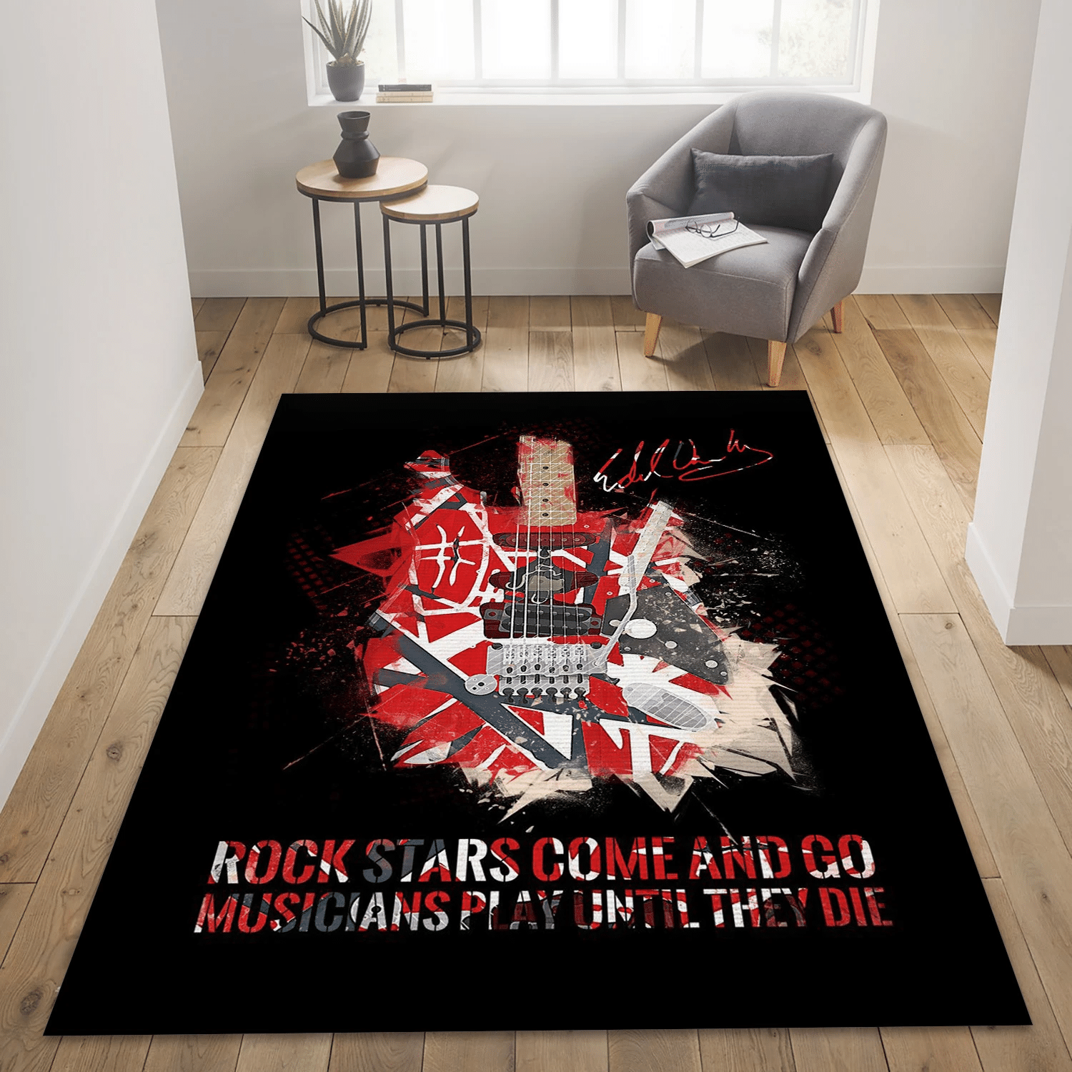 Van Halen Rock Star Area Rug, Living Room  Rug - Christmas Gift US Decor - Indoor Outdoor Rugs