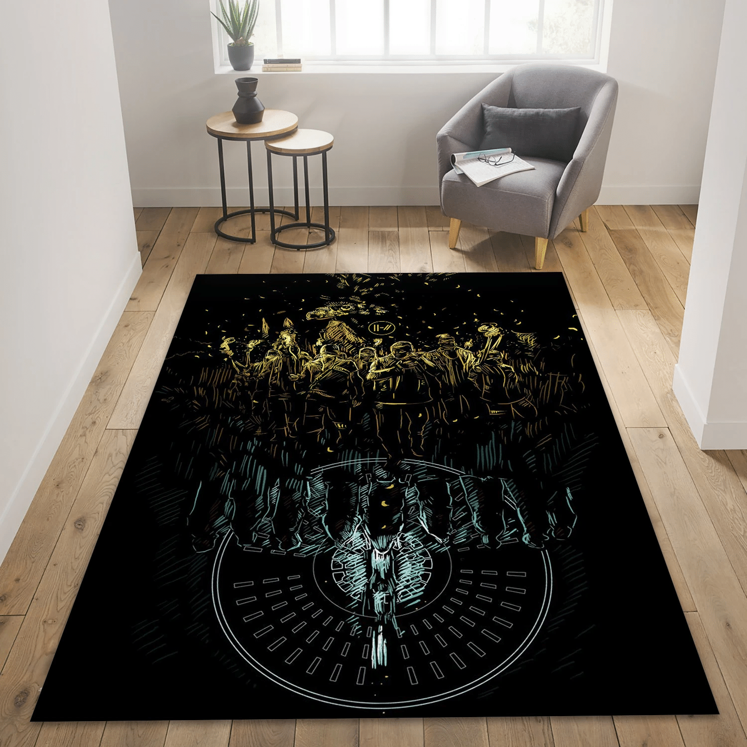 Welcome To Trench Twenty One Pilots Music Area Rug Carpet, Living Room  Rug - US Gift Decor - Indoor Outdoor Rugs