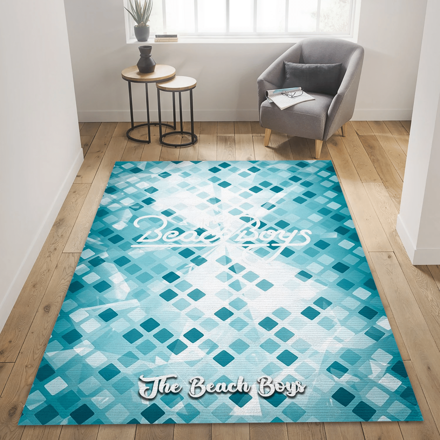 The Beach Boys Music Area Rug, Living Room  Rug - Family Gift US Decor - Indoor Outdoor Rugs