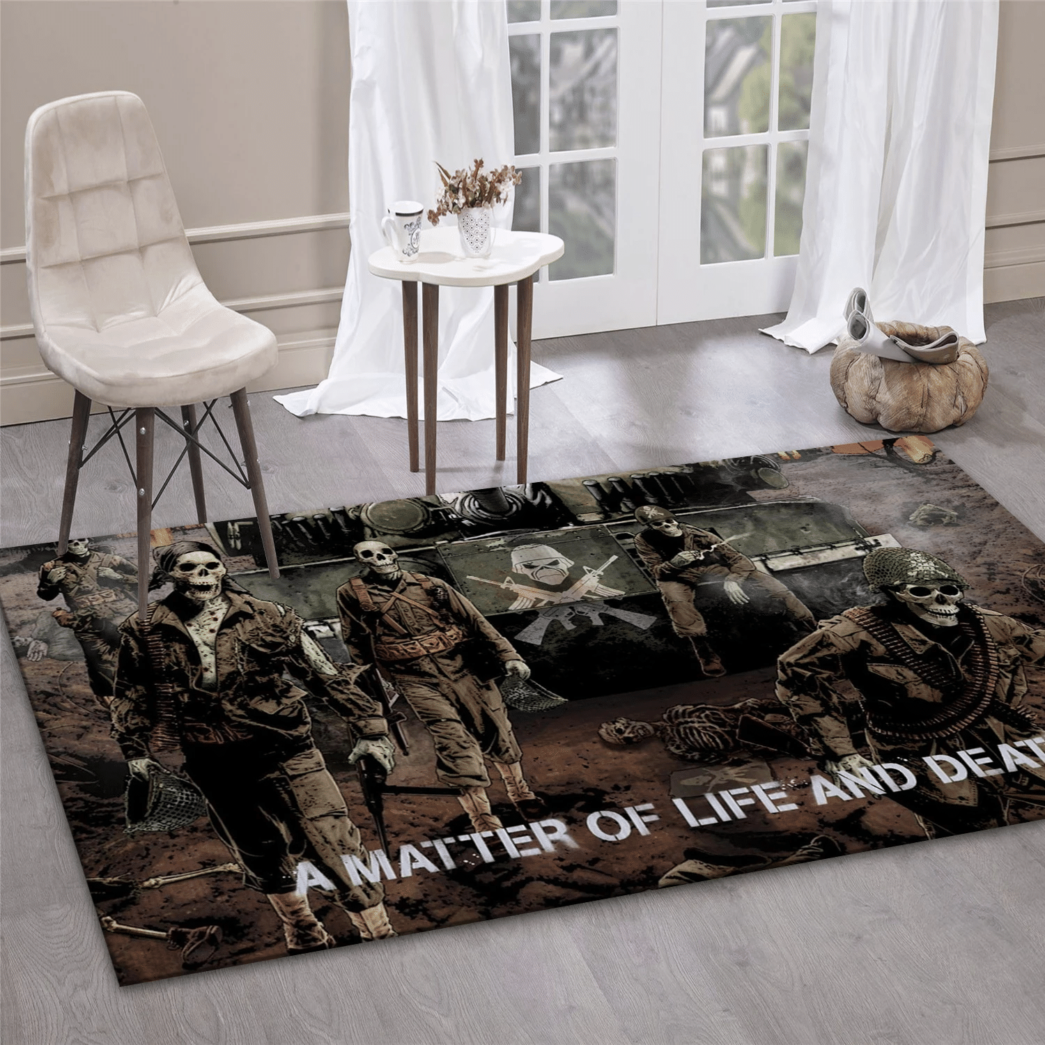 Iron Maiden Album V3 Area Rug, Living Room  Rug - Christmas Gift US Decor - Indoor Outdoor Rugs