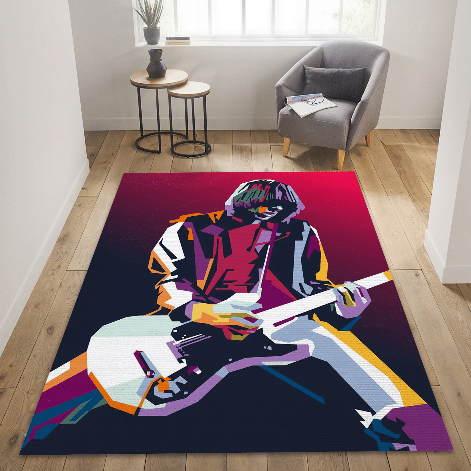 Rohnny Ramone The Ramones Music Area Rug Carpet, Living Room  Rug - Christmas Gift US Decor - Indoor Outdoor Rugs