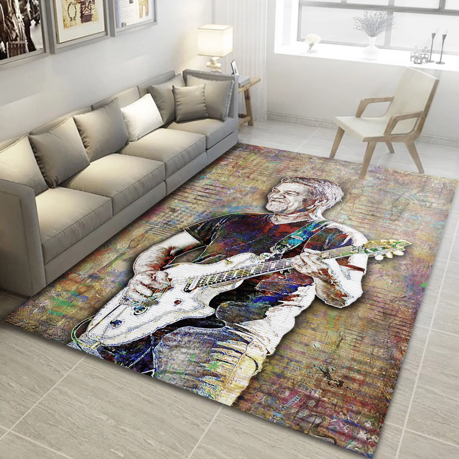 Evd Van Halen 3 Music Area Rug, Living Room  Rug - Family Gift US Decor - Indoor Outdoor Rugs