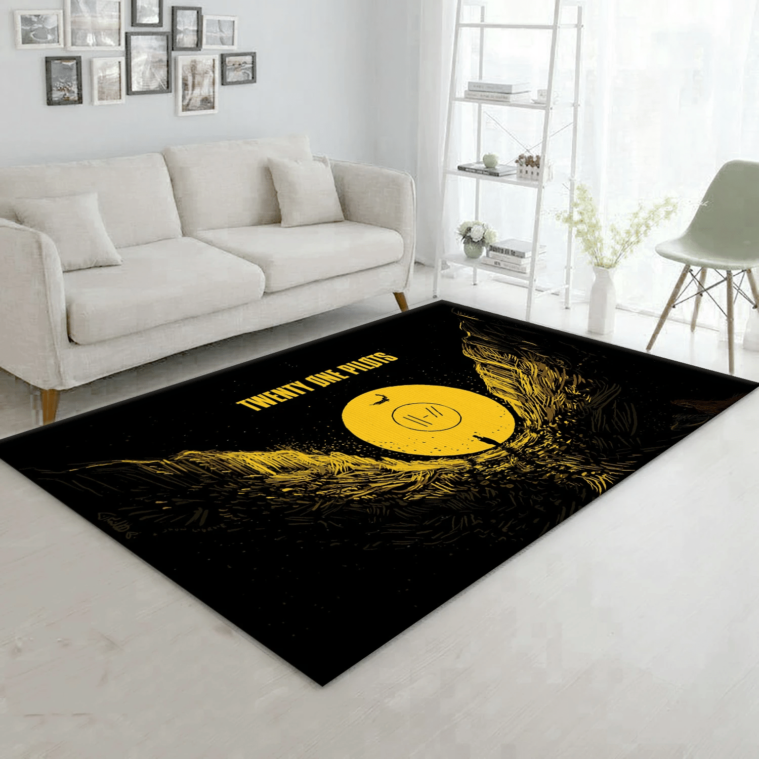 Twenty One Pilots Band 5 Area Rug, Living Room  Rug - Family Gift US Decor - Indoor Outdoor Rugs