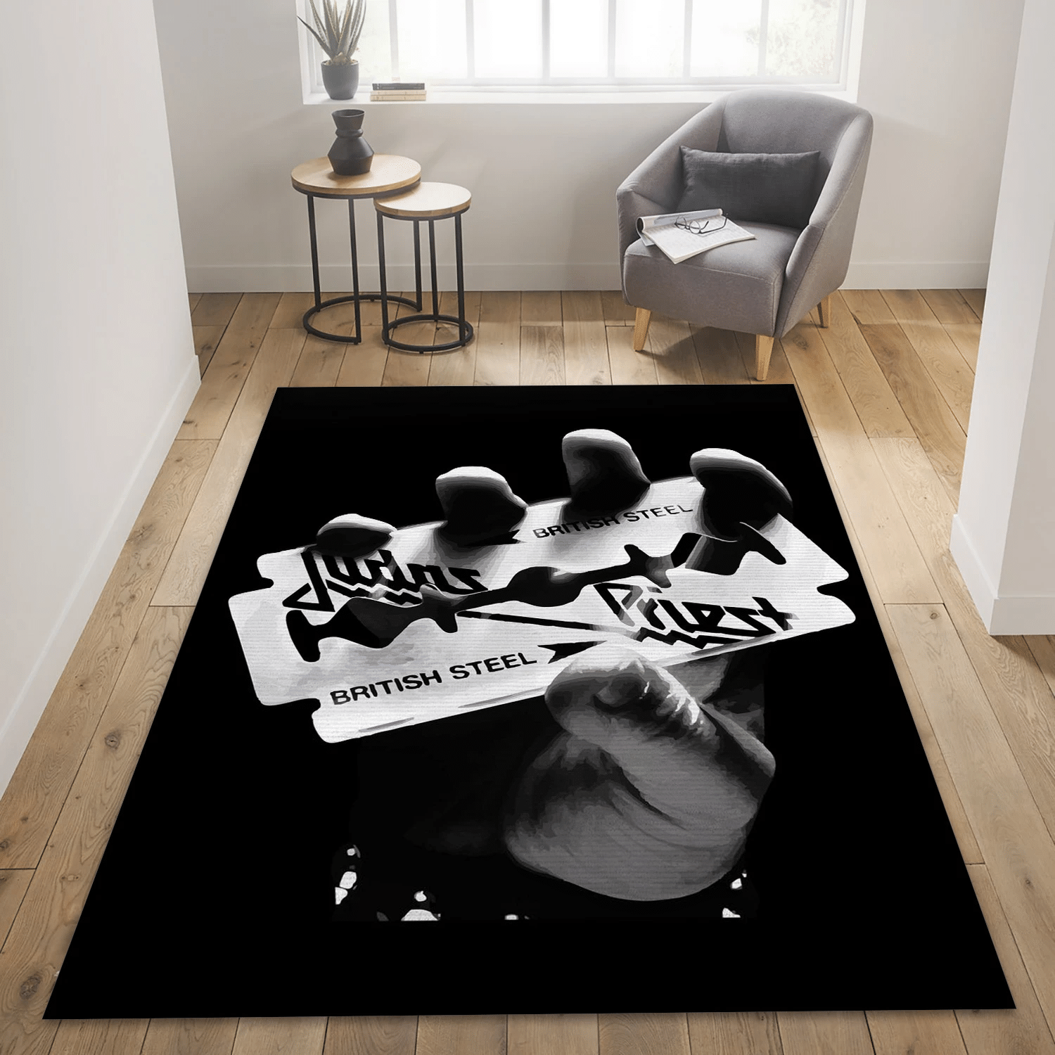 Judas Priest Logo 1 Music Area Rug For Christmas, Living Room  Rug - US Gift Decor - Indoor Outdoor Rugs