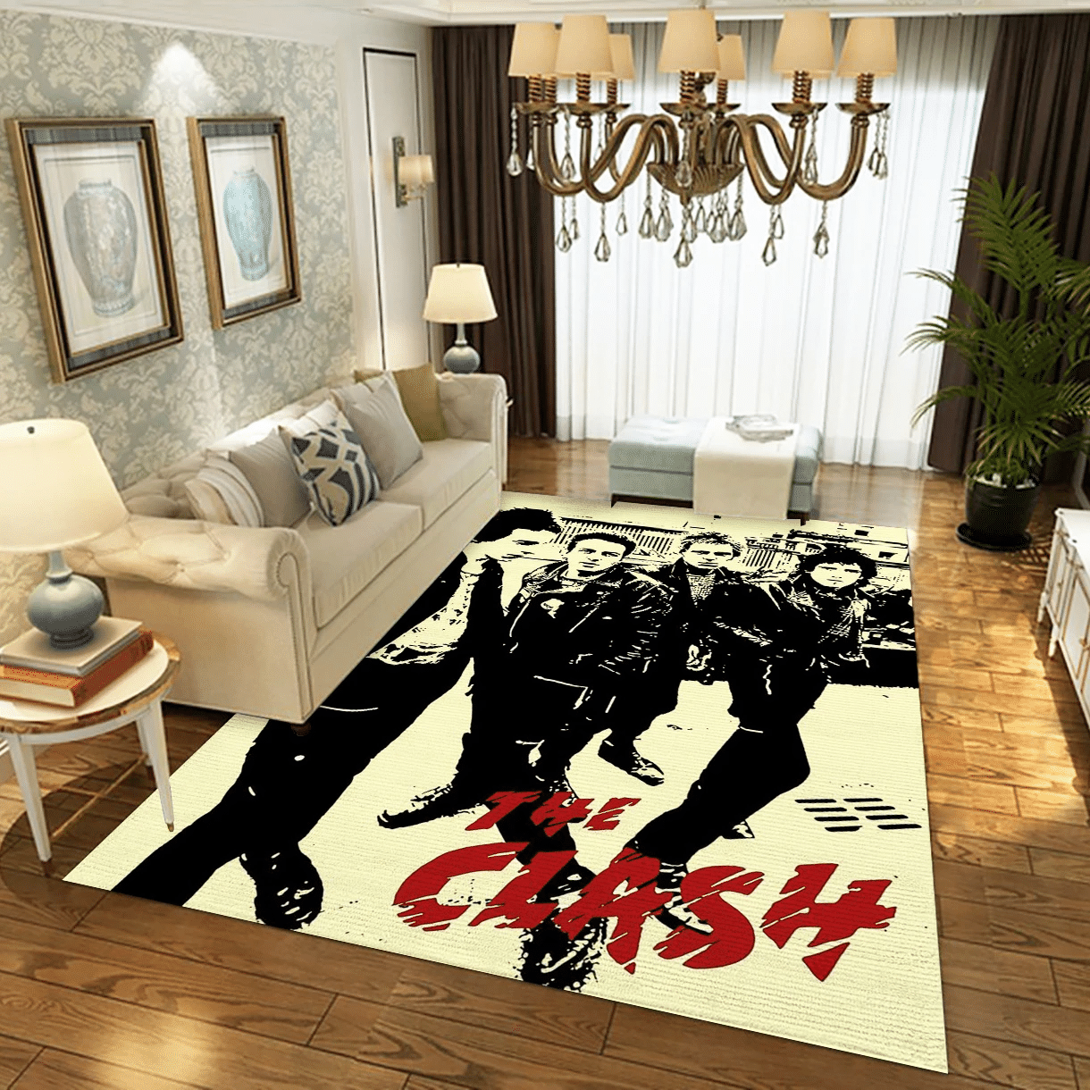 The Clash Band 1 Music Area Rug, Living Room  Rug - Christmas Gift US Decor - Indoor Outdoor Rugs