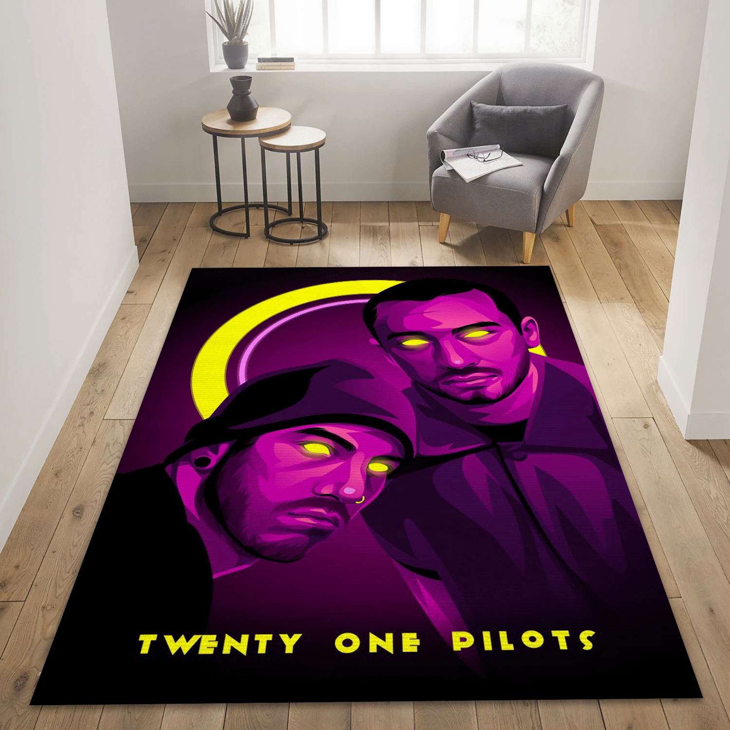 Twenty One Pilots 2 Music Area Rug For Christmas, Living Room  Rug - Floor Decor - Indoor Outdoor Rugs