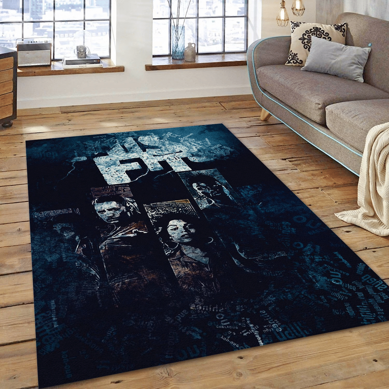 Misfits 1 Music Area Rug Carpet, Living Room  Rug - Christmas Gift US Decor - Indoor Outdoor Rugs