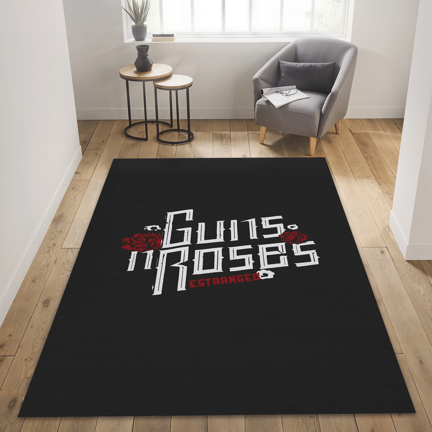 Gun N Rose 2 Music Area Rug For Christmas, Living Room  Rug - Family Gift US Decor - Indoor Outdoor Rugs