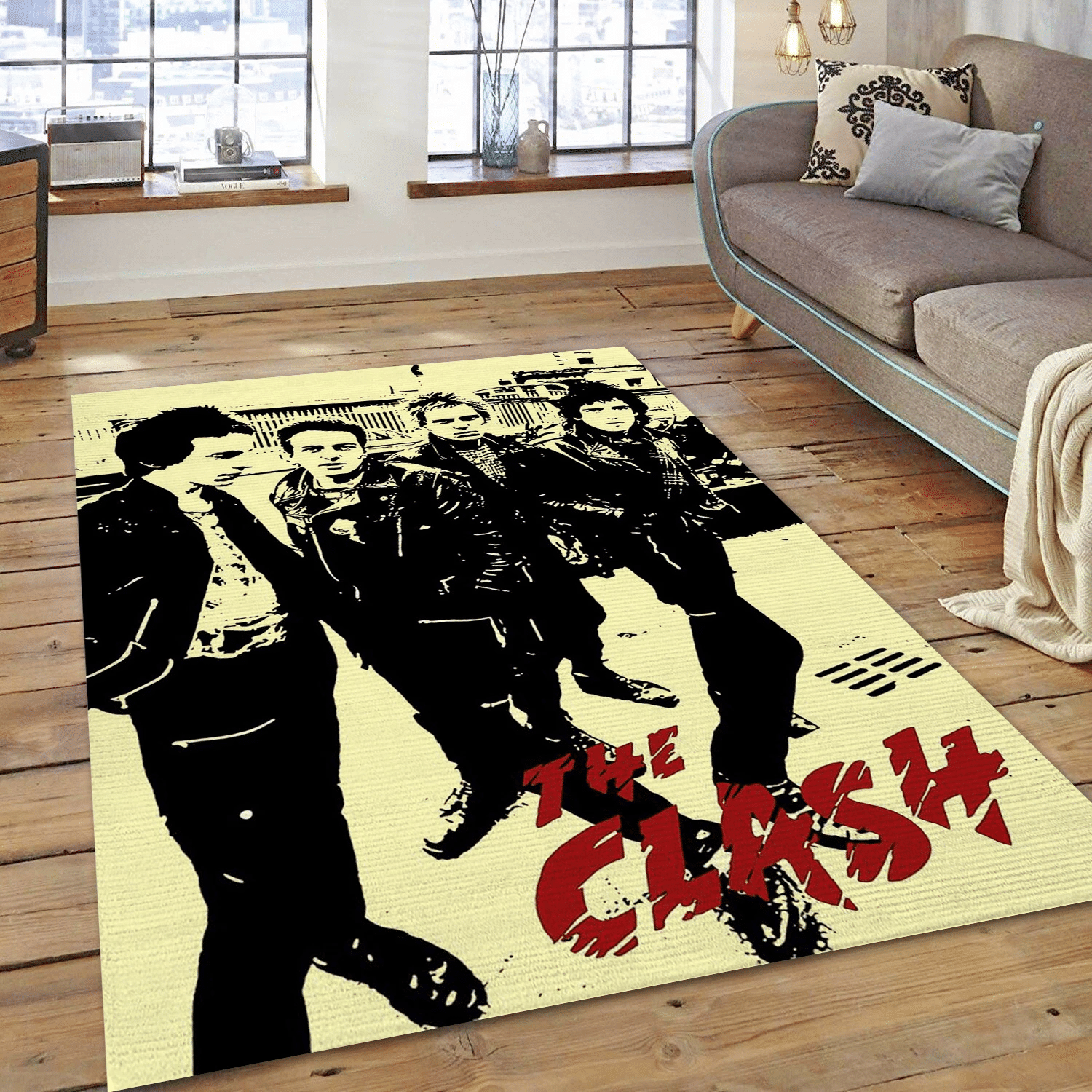 The Clash Band 1 Music Area Rug, Living Room  Rug - Christmas Gift US Decor - Indoor Outdoor Rugs