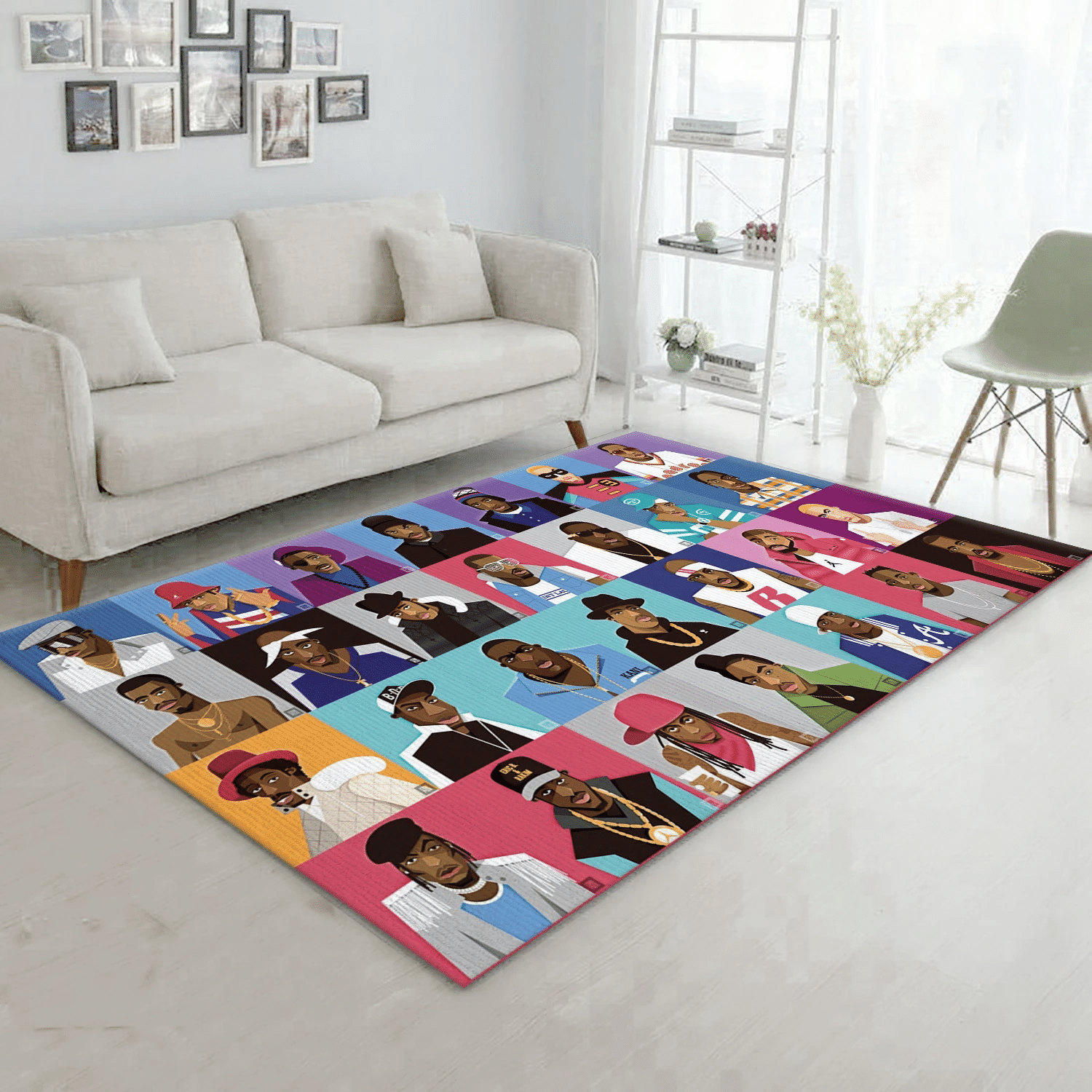 Rapper Collection Music Area Rug For Christmas, Living Room  Rug - US Gift Decor - Indoor Outdoor Rugs