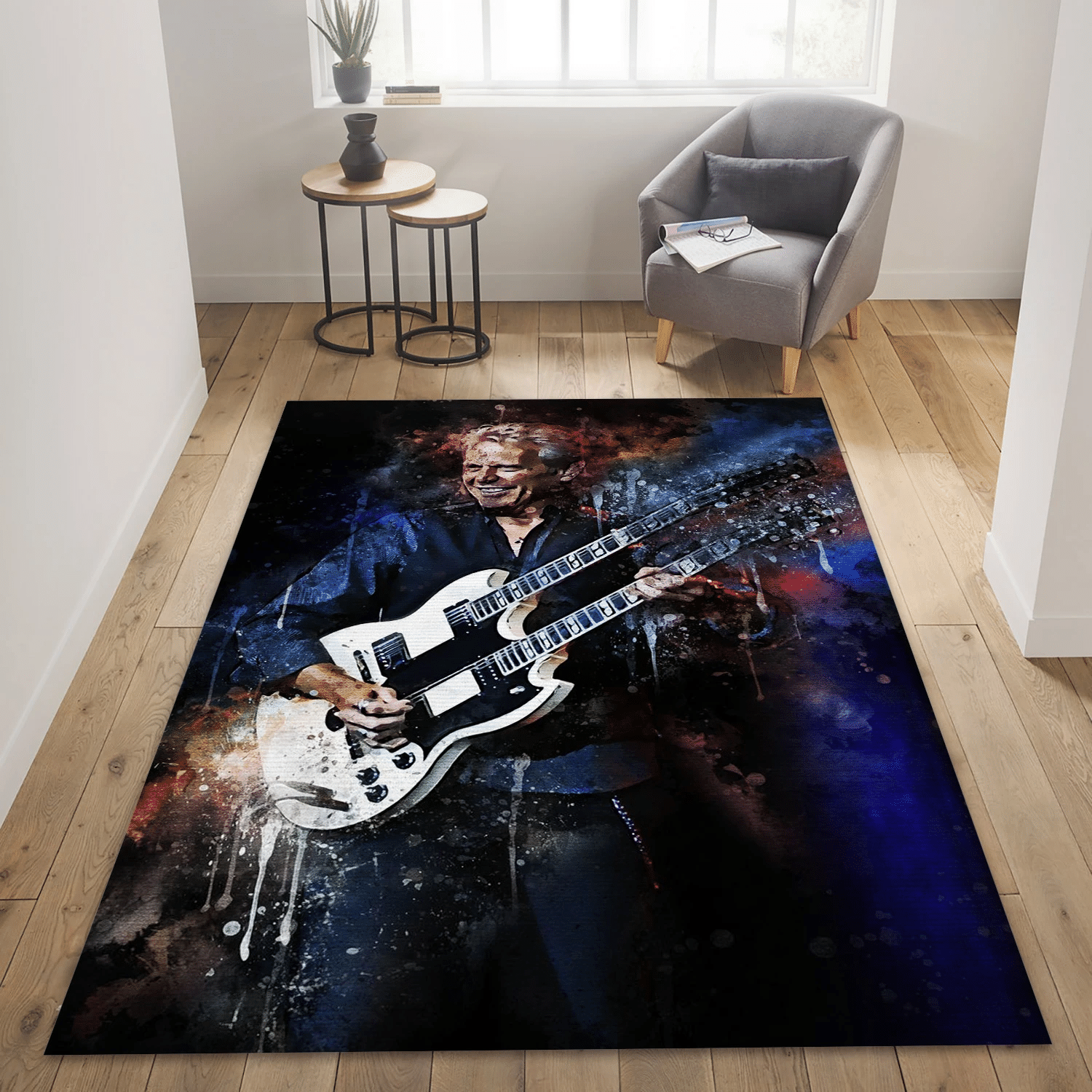 Don Felder The Eagles 1 Area Rug, Living Room  Rug - Home Decor - Indoor Outdoor Rugs