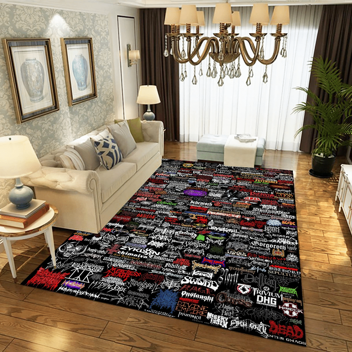 Legend Music Band Music Area Rug, Living Room  Rug - Family Gift US Decor - Indoor Outdoor Rugs