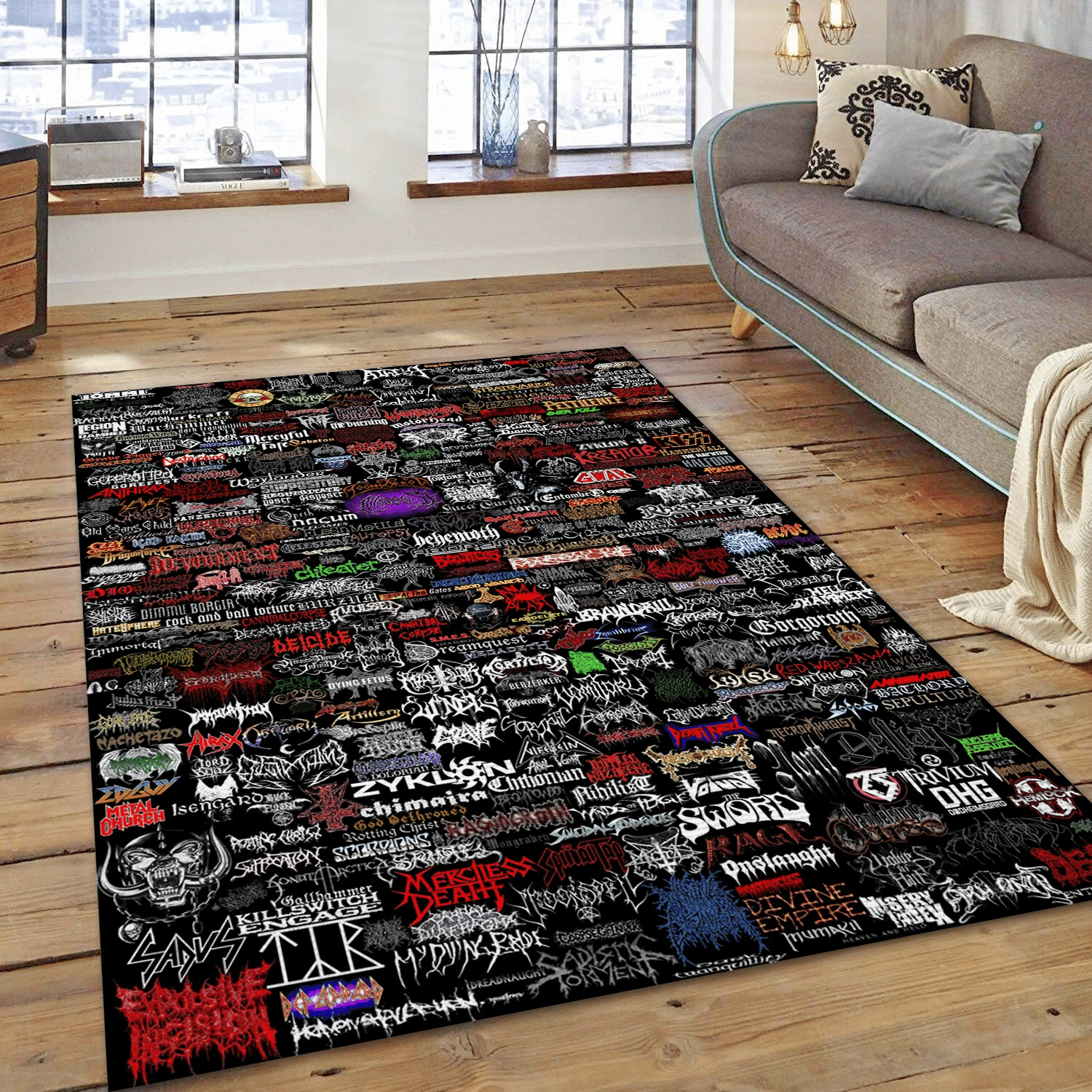 Legend Music Band Music Area Rug, Living Room  Rug - Family Gift US Decor - Indoor Outdoor Rugs