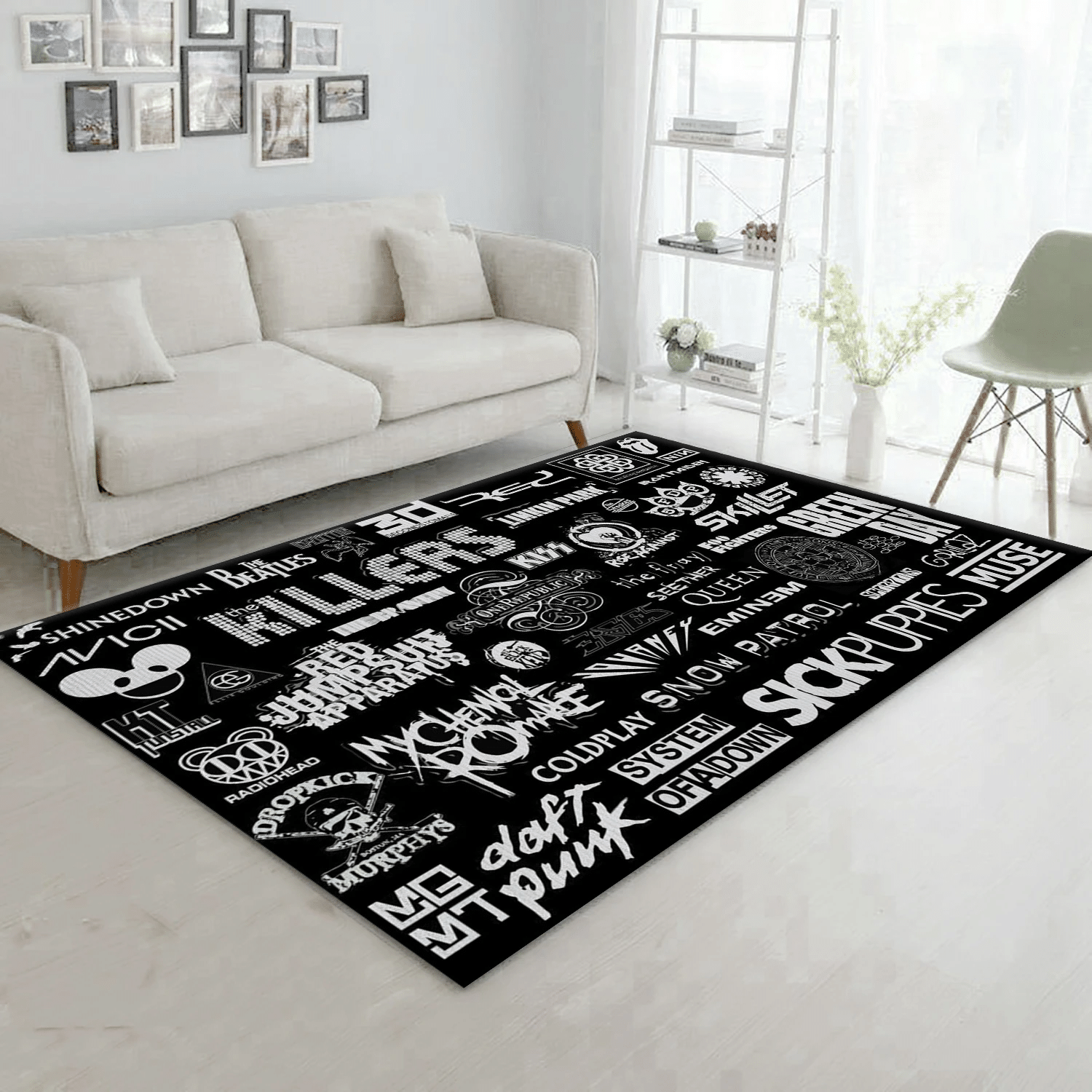 All Legend Band Music Area Rug Carpet, Living Room  Rug - US Gift Decor - Indoor Outdoor Rugs