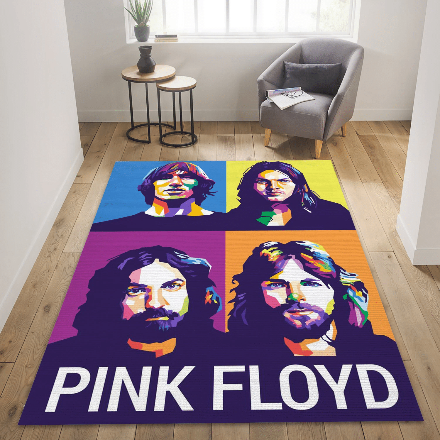 Pink Floyd Pop Art Music Area Rug, Living Room  Rug - Family Gift US Decor - Indoor Outdoor Rugs