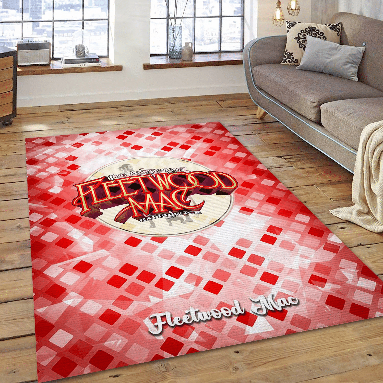 Fleetwood Mac 2 Music Area Rug, Living Room  Rug - US Gift Decor - Indoor Outdoor Rugs