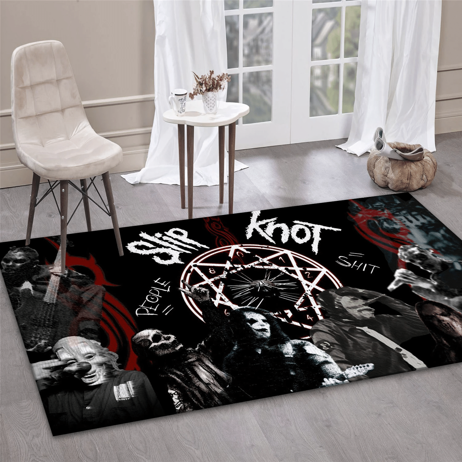 Slipknot 1 Music Area Rug, Living Room  Rug - Christmas Gift US Decor - Indoor Outdoor Rugs