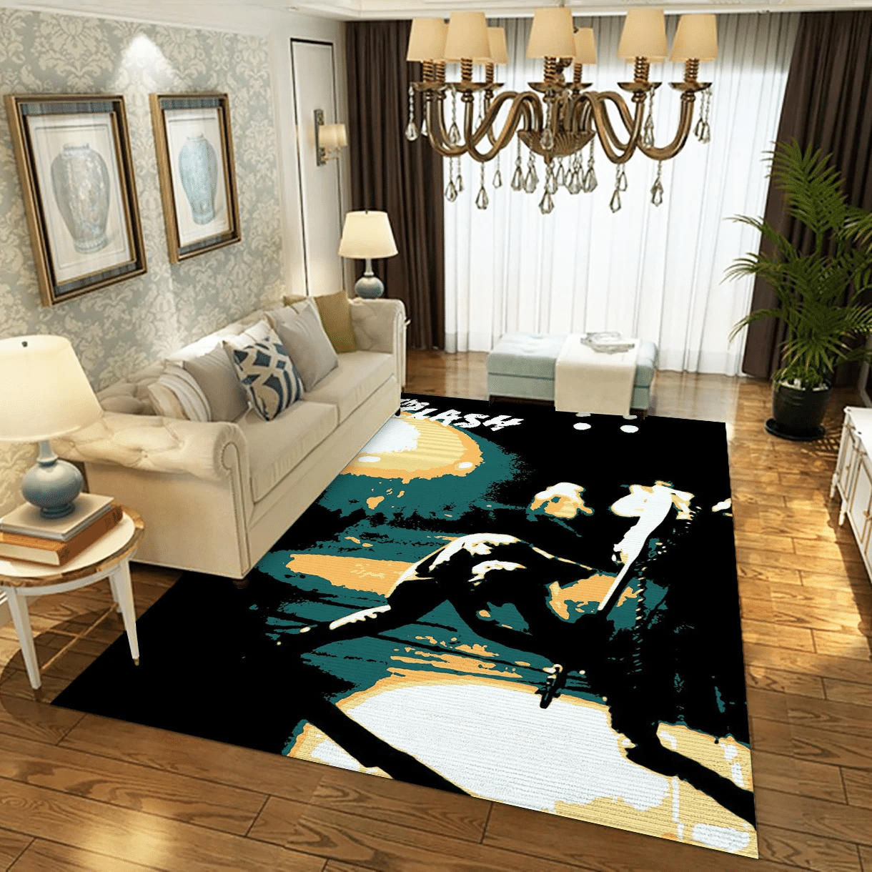 The Clash Band 2 Music Area Rug Carpet, Living Room  Rug - Floor Decor - Indoor Outdoor Rugs