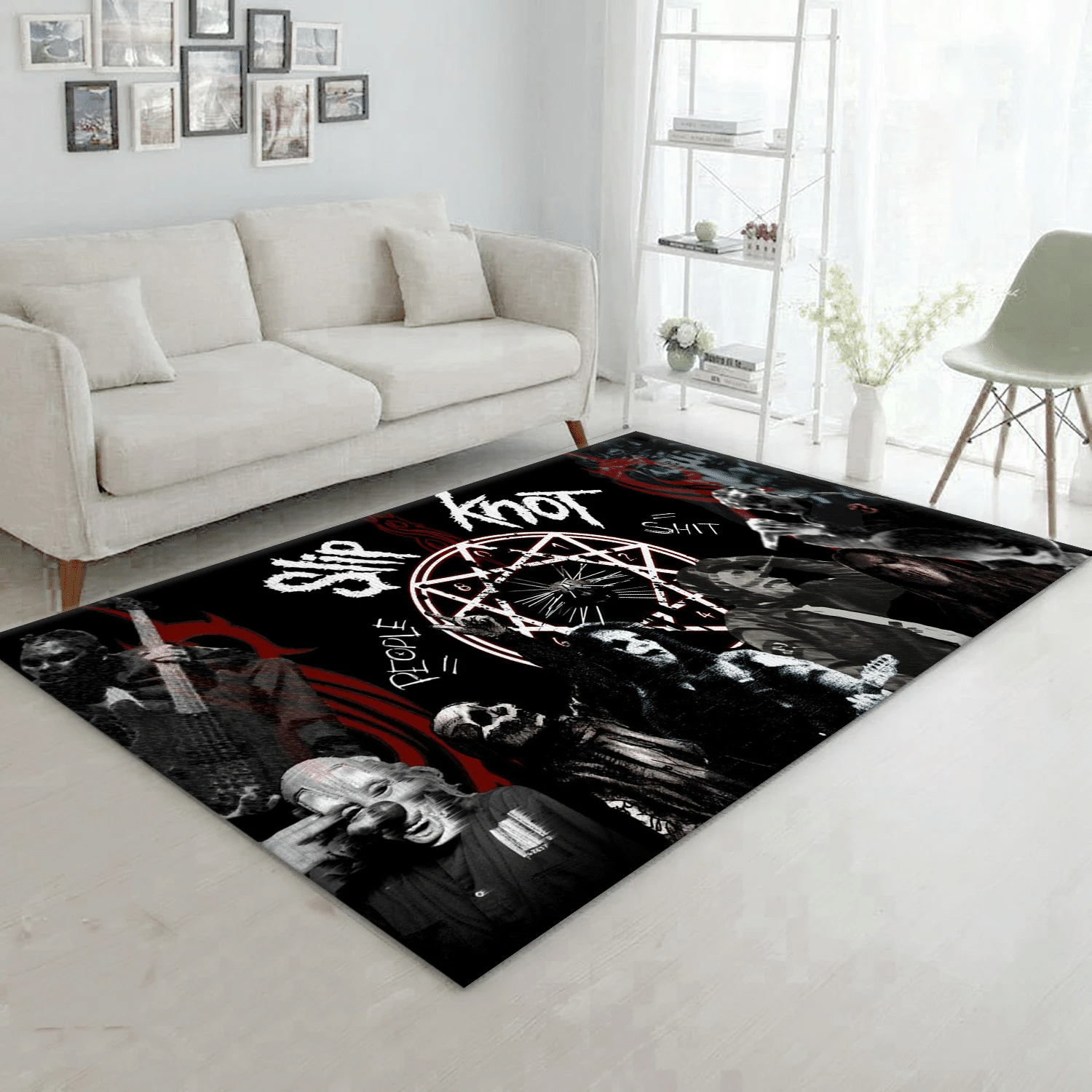 Slipknot 1 Music Area Rug, Living Room  Rug - Christmas Gift US Decor - Indoor Outdoor Rugs