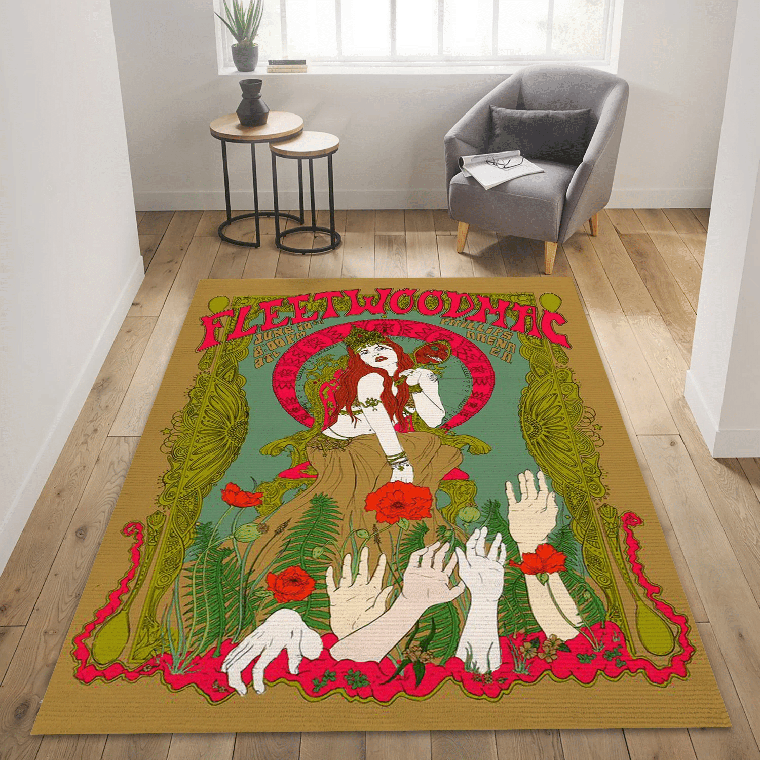 Fleetwood Mac Music Area Rug For Christmas, Living Room  Rug - US Gift Decor - Indoor Outdoor Rugs