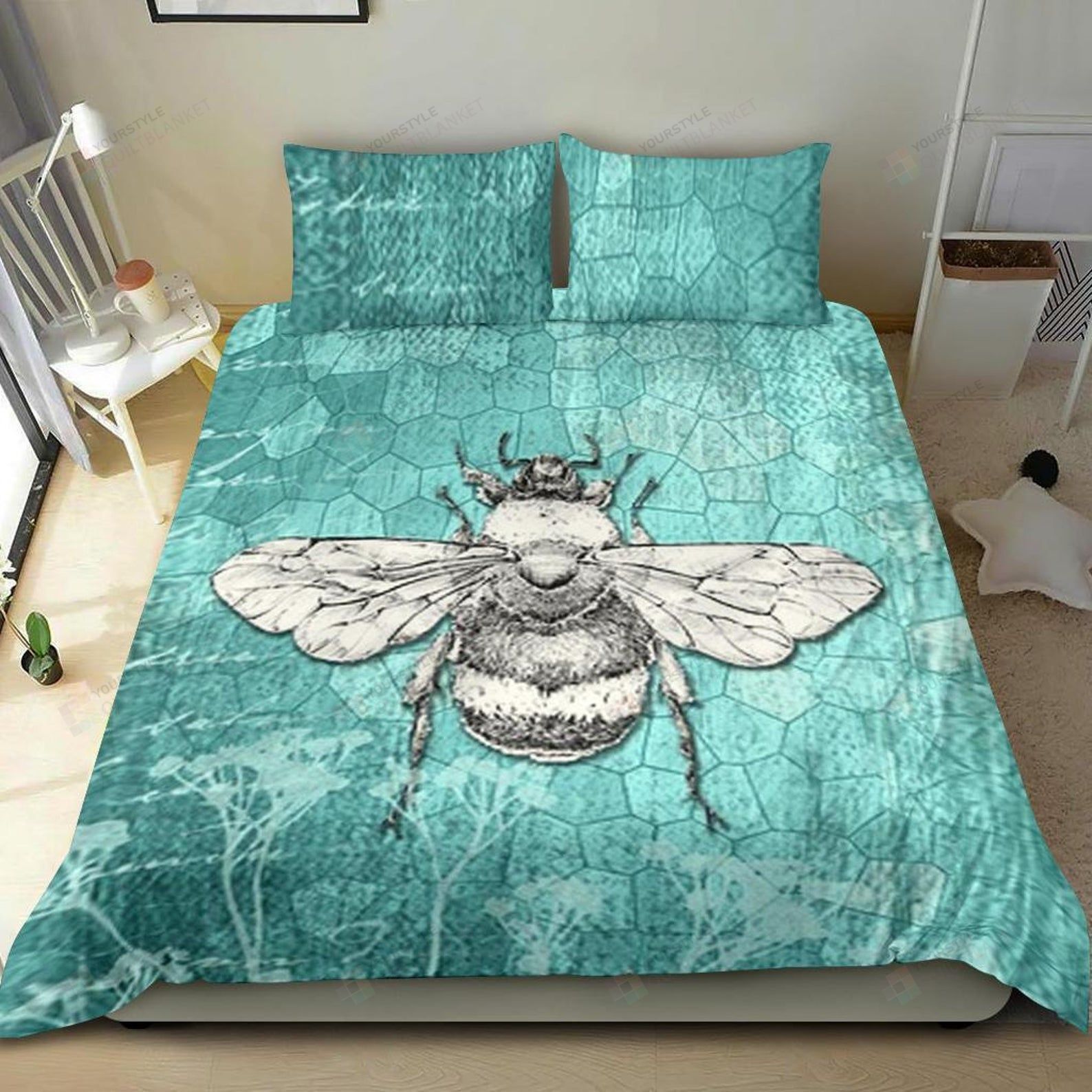 Bee Bed Sheets Duvet Cover Bedding Sets