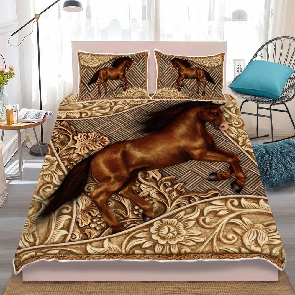 Horse Quilt Bedding Set