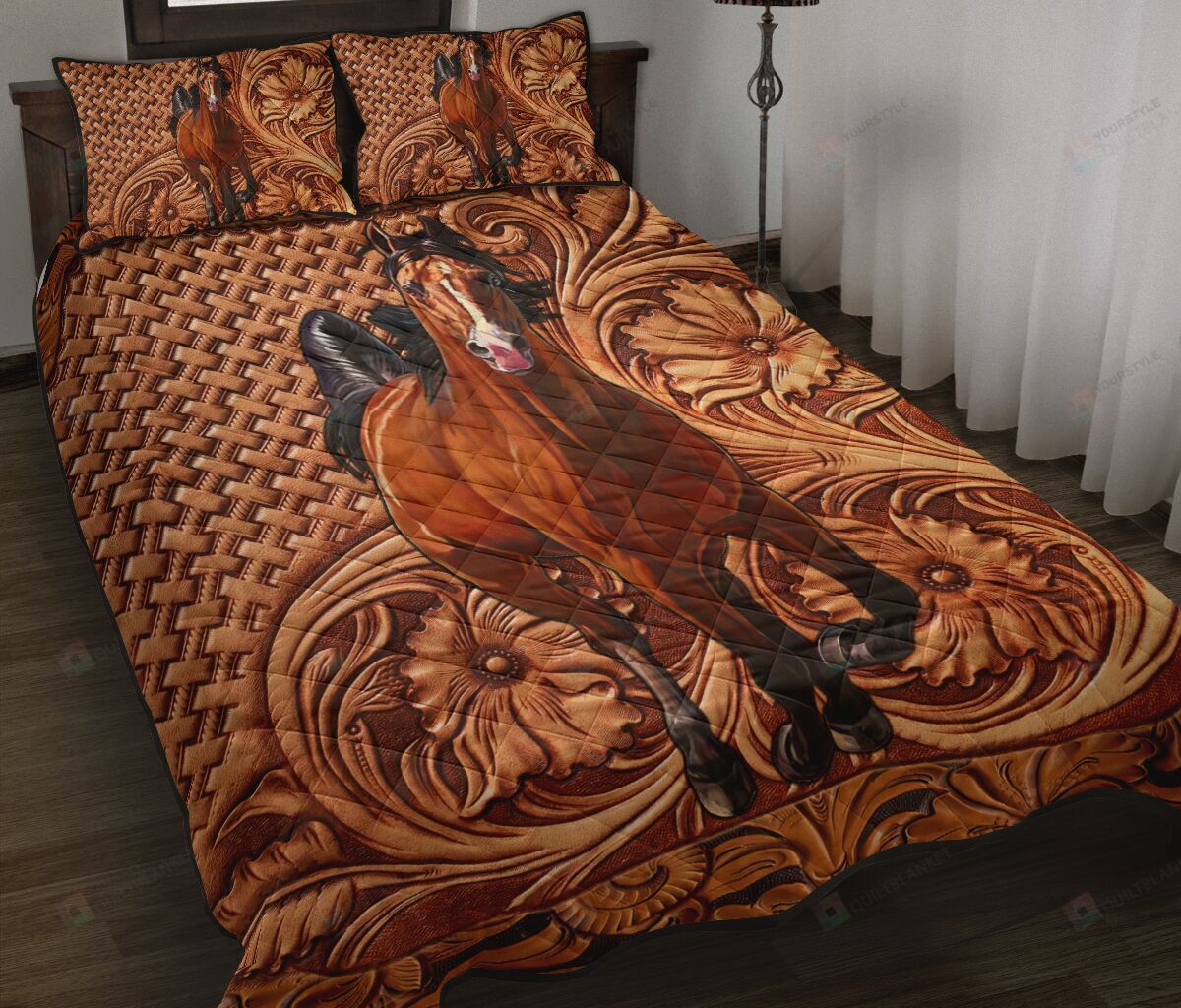 Horse Lovers Quilt Bedding Set