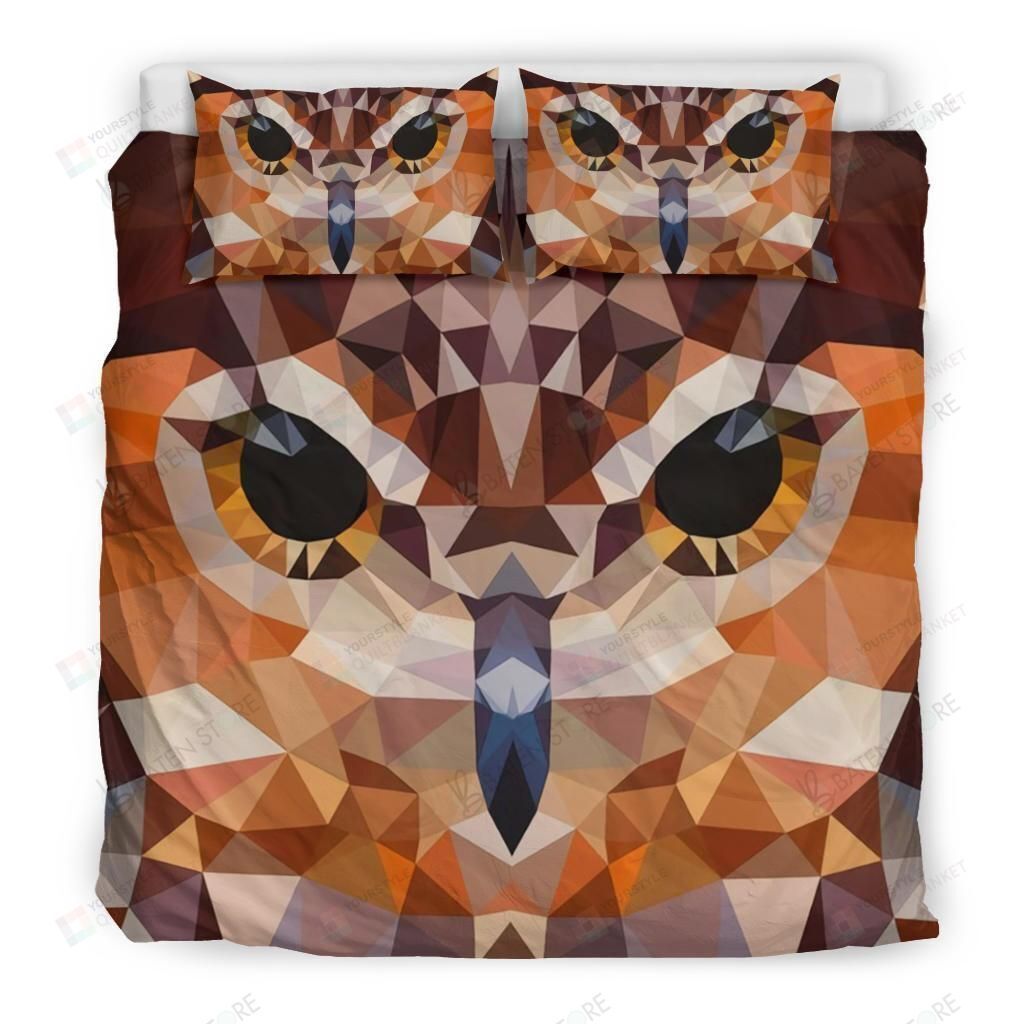 Owl Cool Design Bed Sheets Spread Duvet Cover Bedding Set
