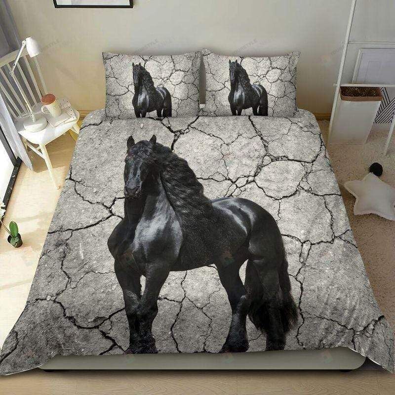 Beautiful Black Horse Bedding Set Bed Sheet Spread Comforter Duvet Cover Bedding Sets