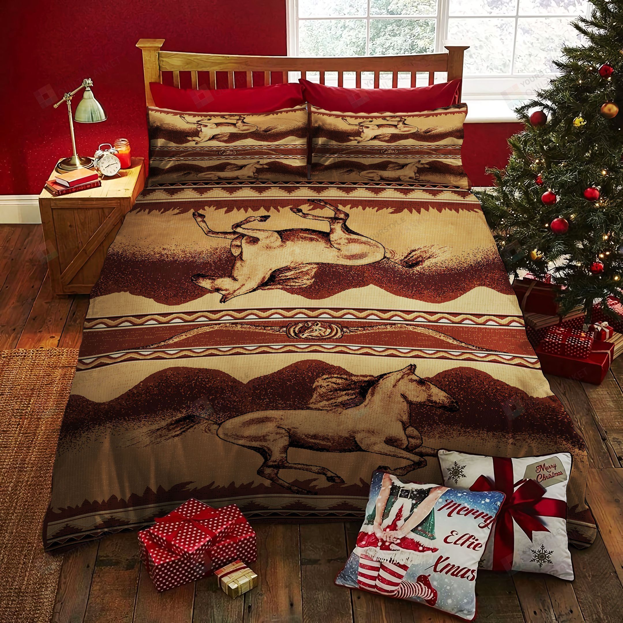 Horse Bed Sheets Spread Duvet Cover Bedding Sets