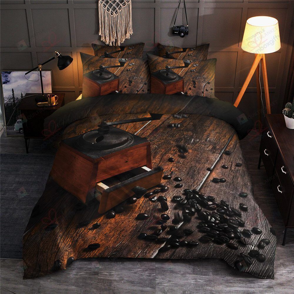 Coffee Grinder Bedding Set Bed Sheets Spread Comforter Duvet Cover Bedding Sets